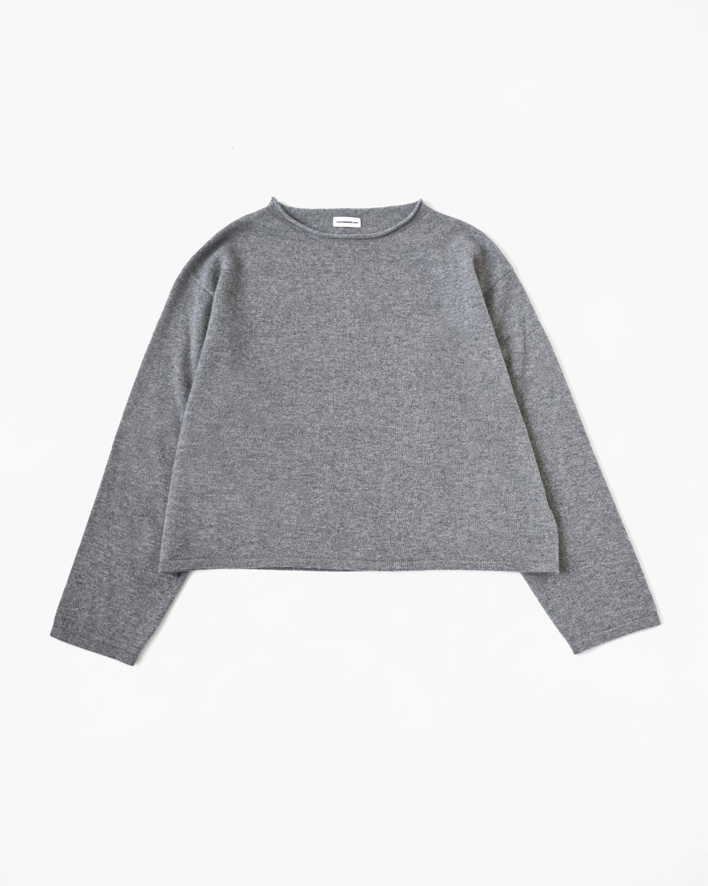 404 100% Cashmere Loose Sweater - Gray