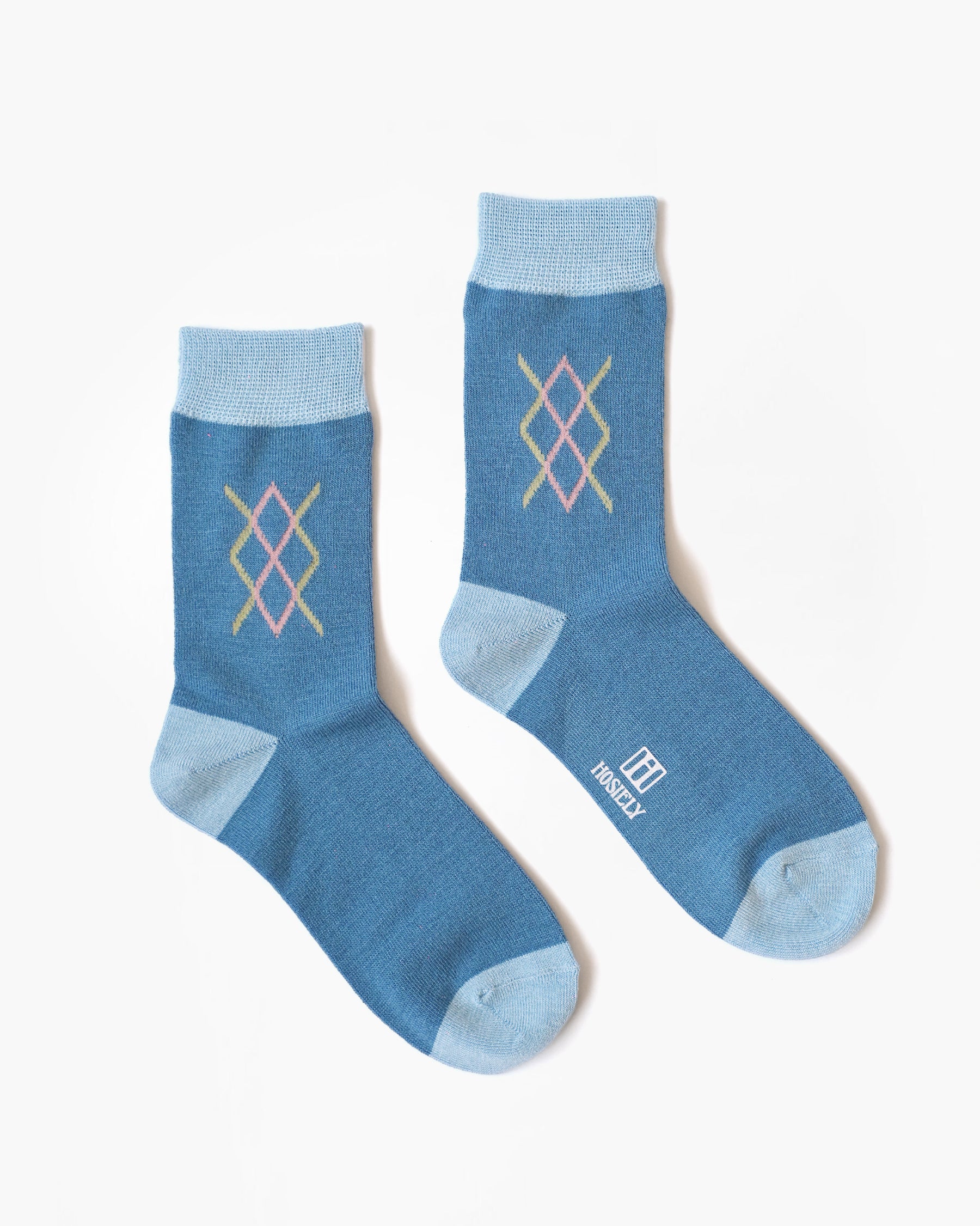 Argyle Socks - Blue