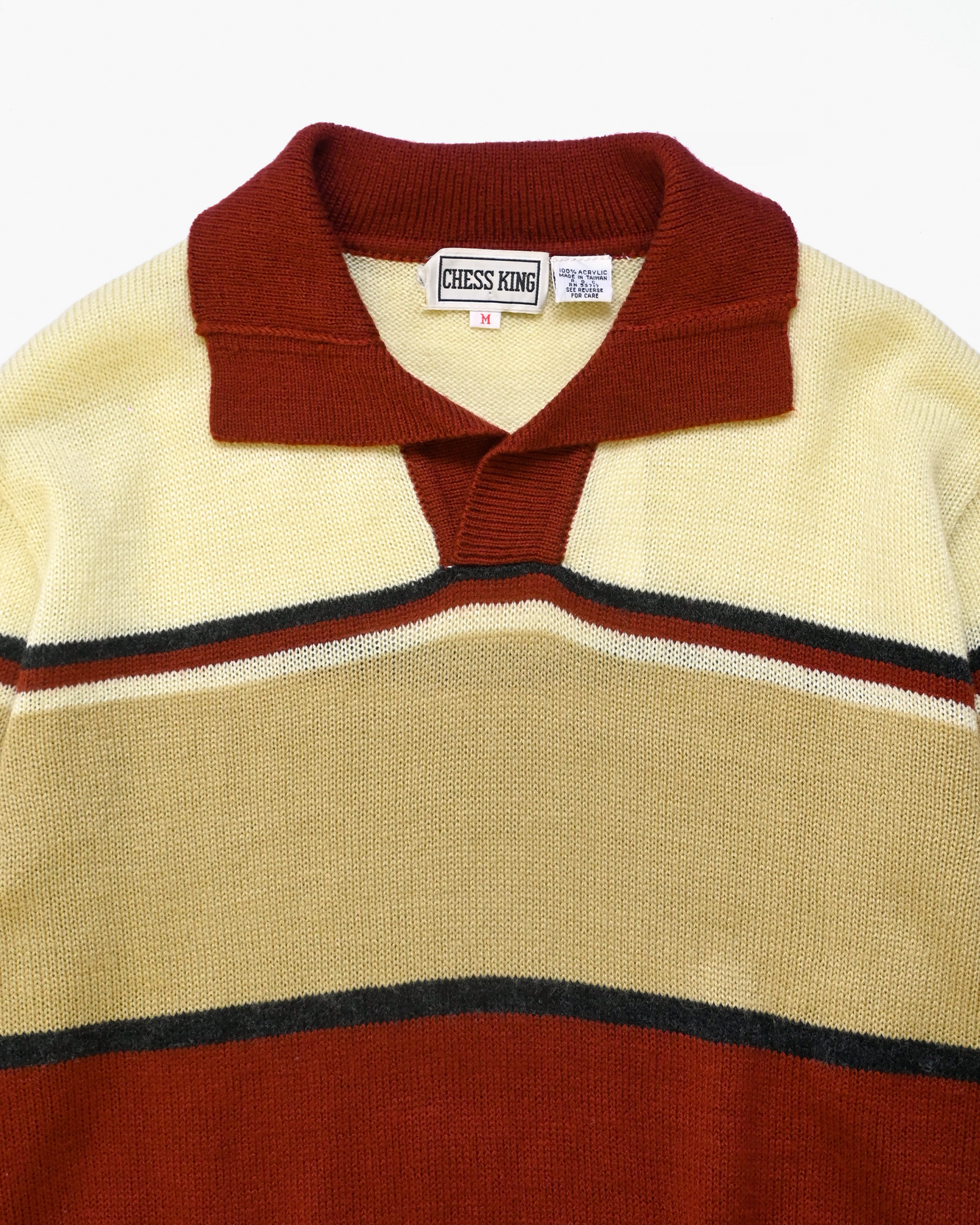 70~80's Acrylic Knit Polo