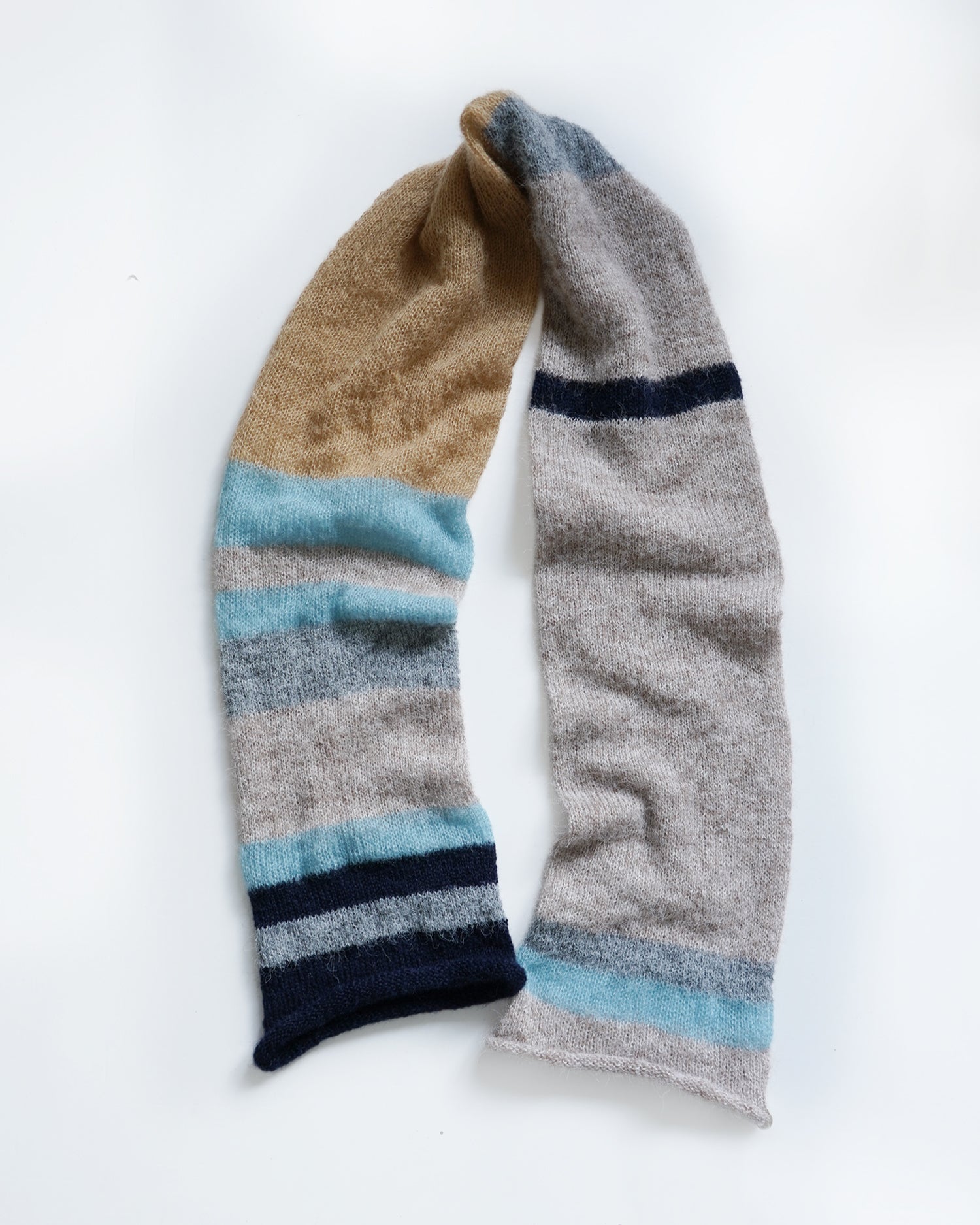 Alpaca Blend Handmade Scarf 07