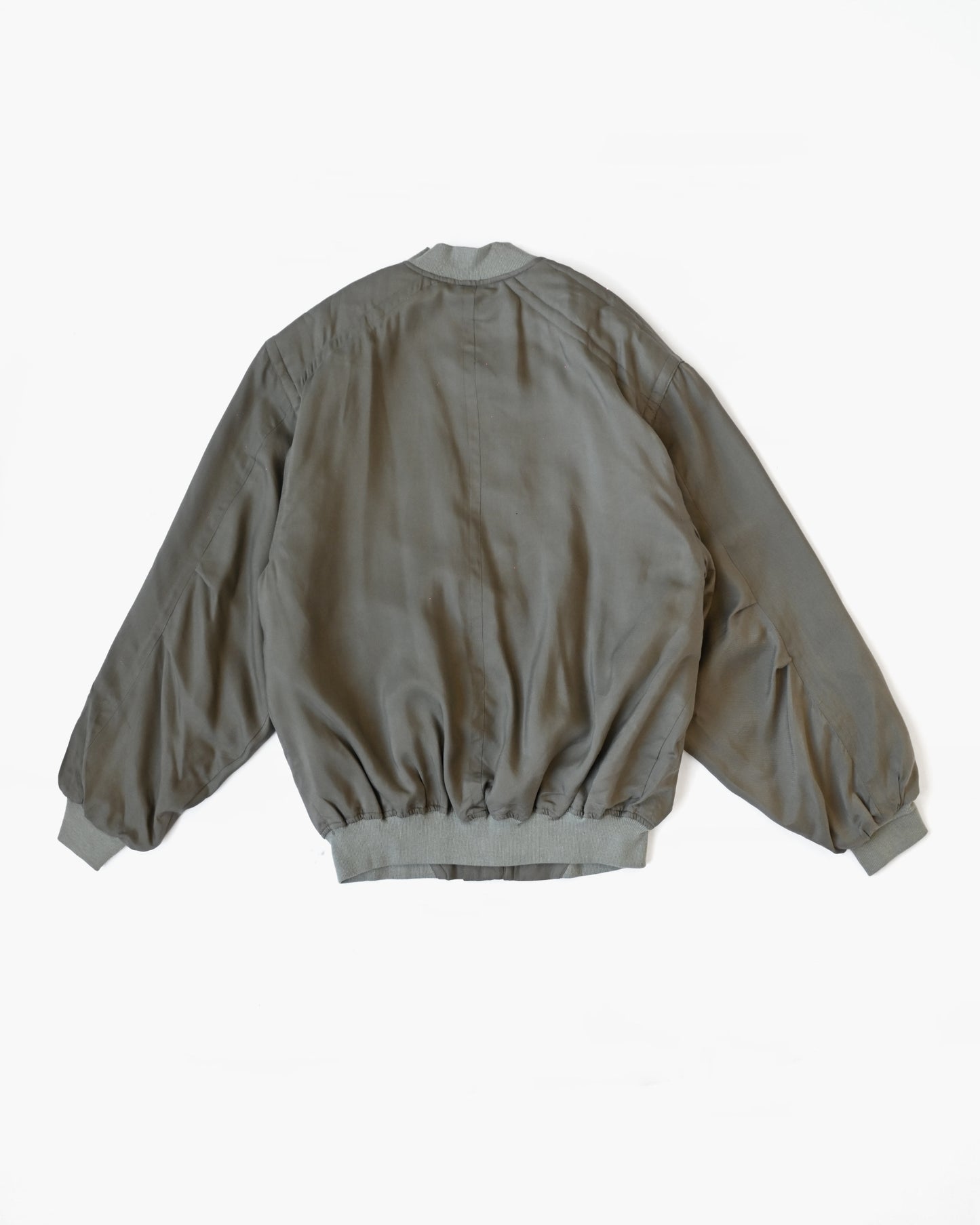 100% Silk Zip Up Jacket