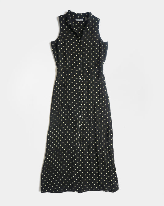 100% Silk Dot Dress