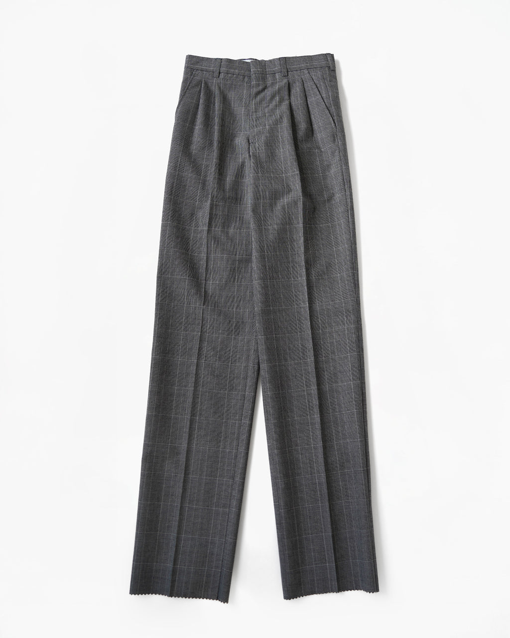 Double Breasted Glen Check Suit