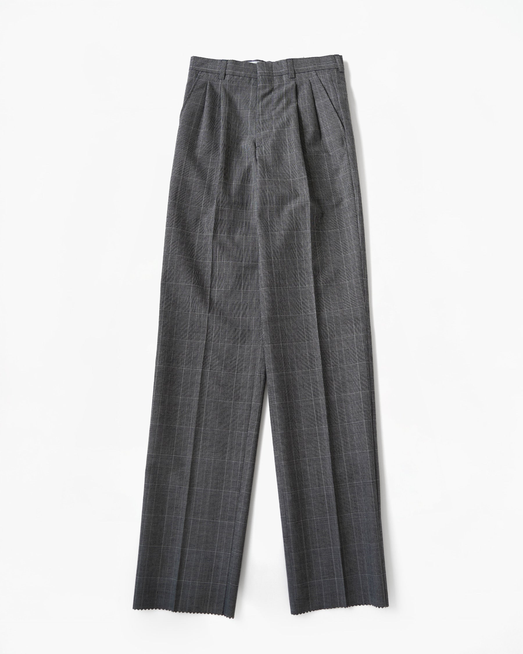 Double Breasted Glen Check Suit