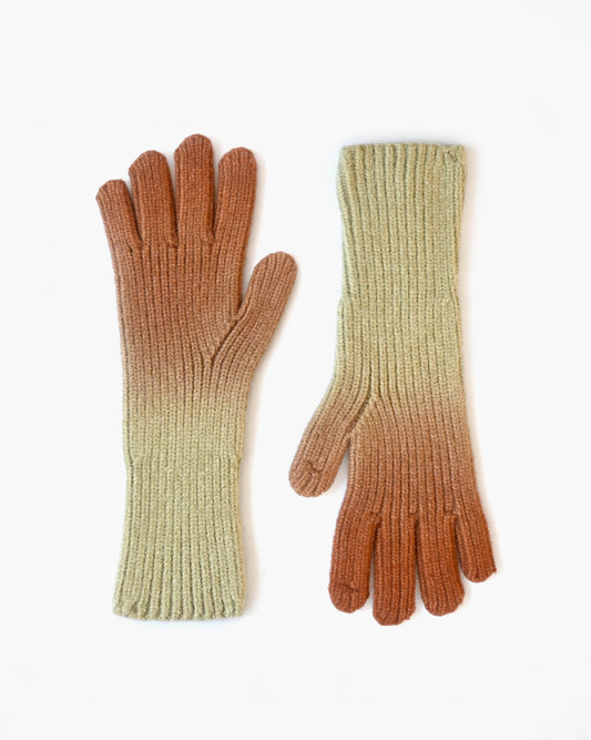 [404irregular] Gradation Gloves - Sand x Light Brown