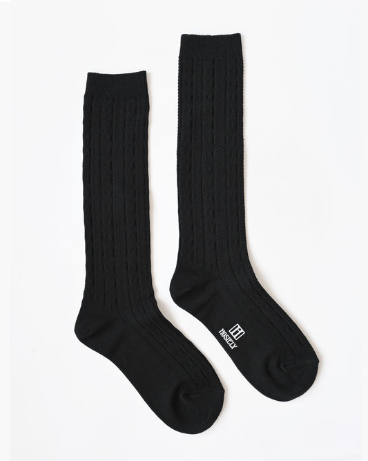 Cable Socks - Black