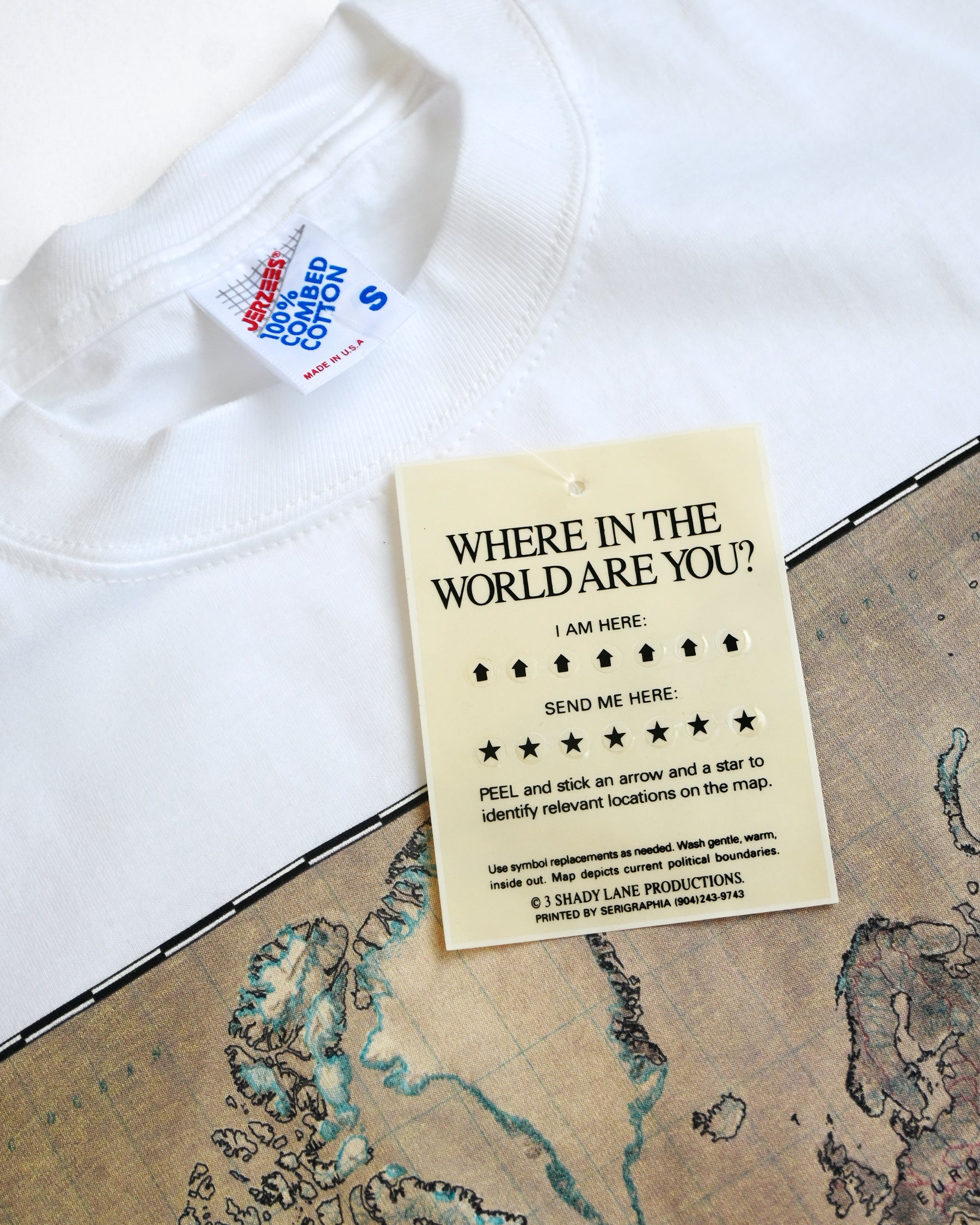 "WHERE IN THE WORLD ARE YOU?" T-shirts