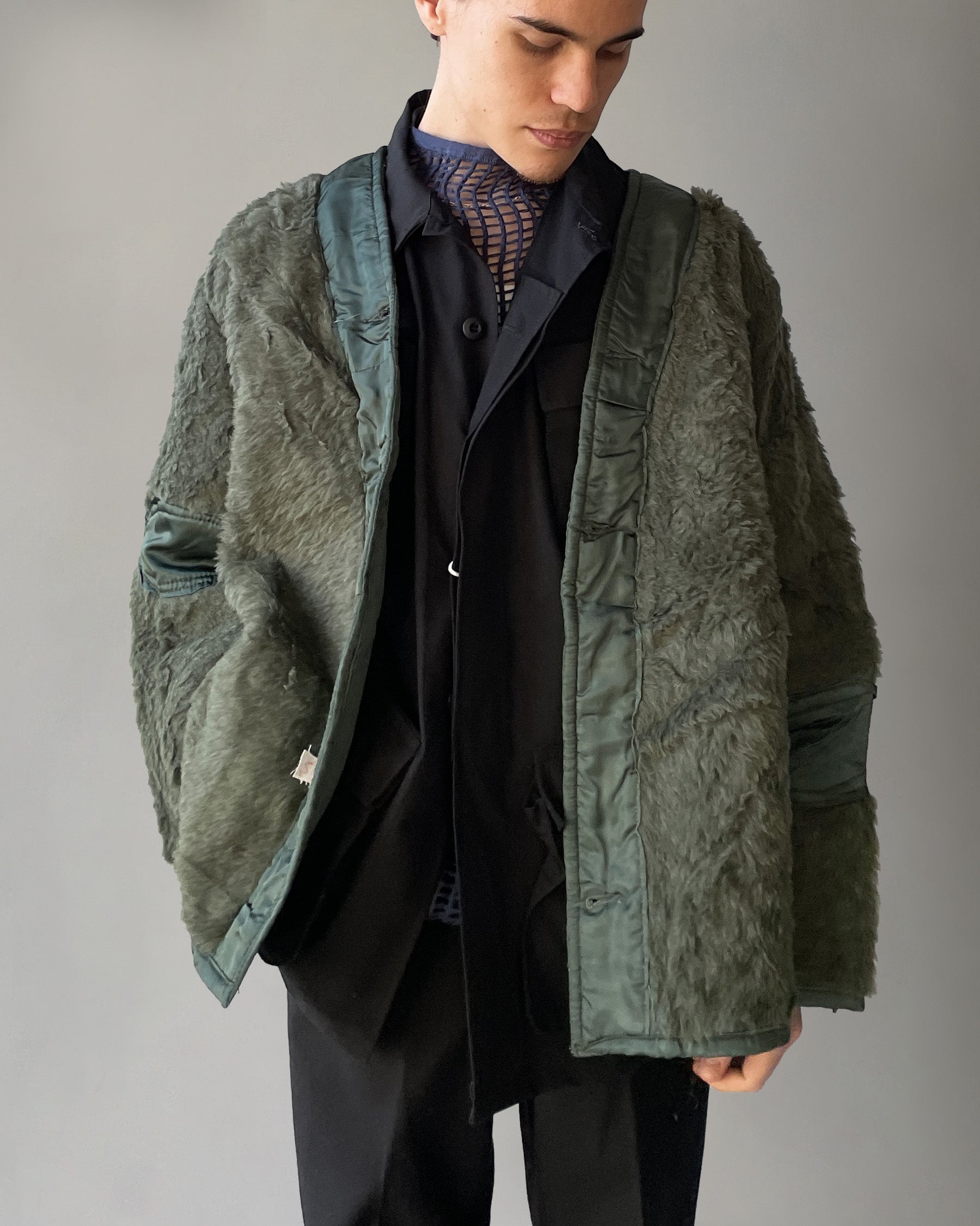 80's Lining w/Fur Made in Greece