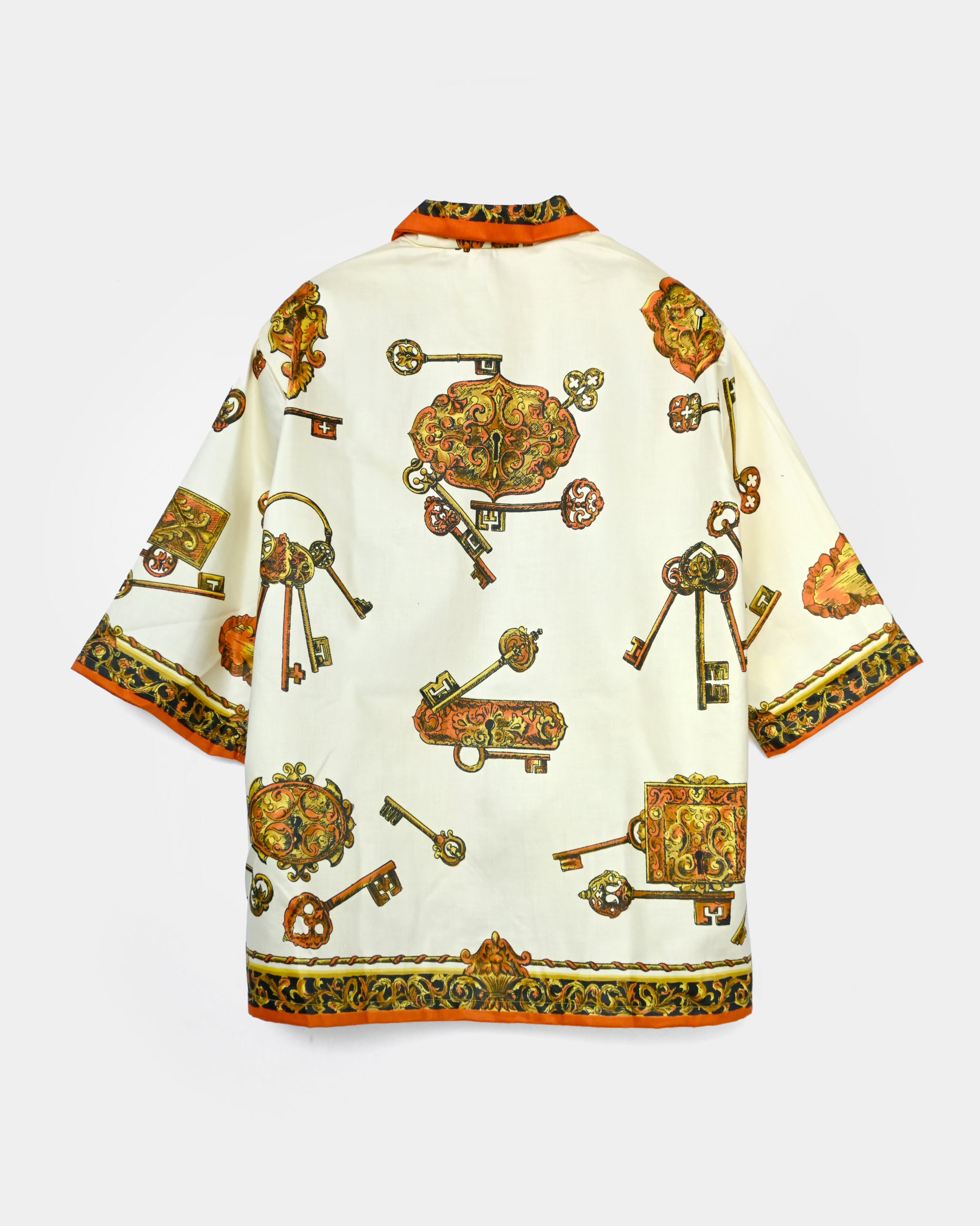 100% Cotton Printed S/S Shirt - Made in Japan
