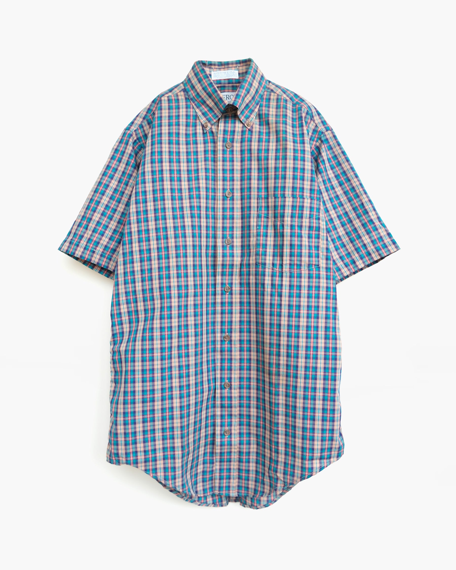 70's Patterned Cotton S/S Shirts