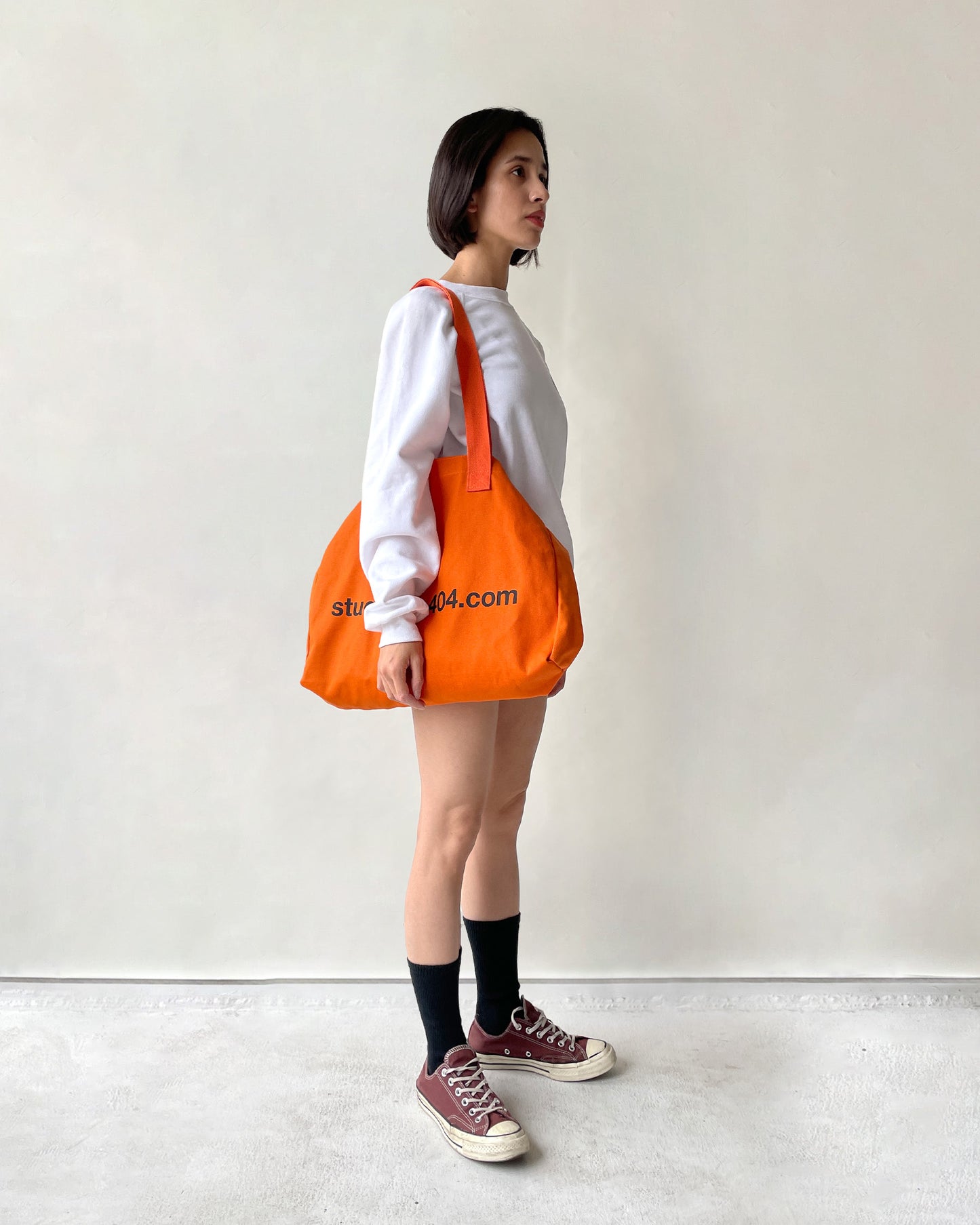 404 Canvas Tote Bag - Orange