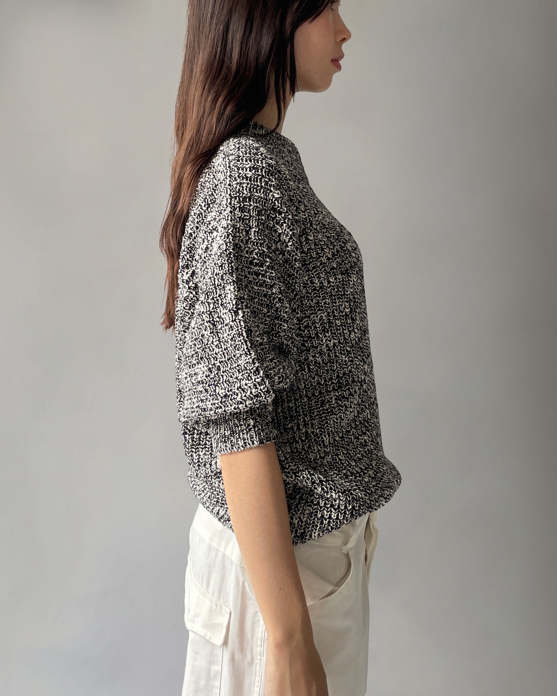100% Cotton Srub S/S Sweater