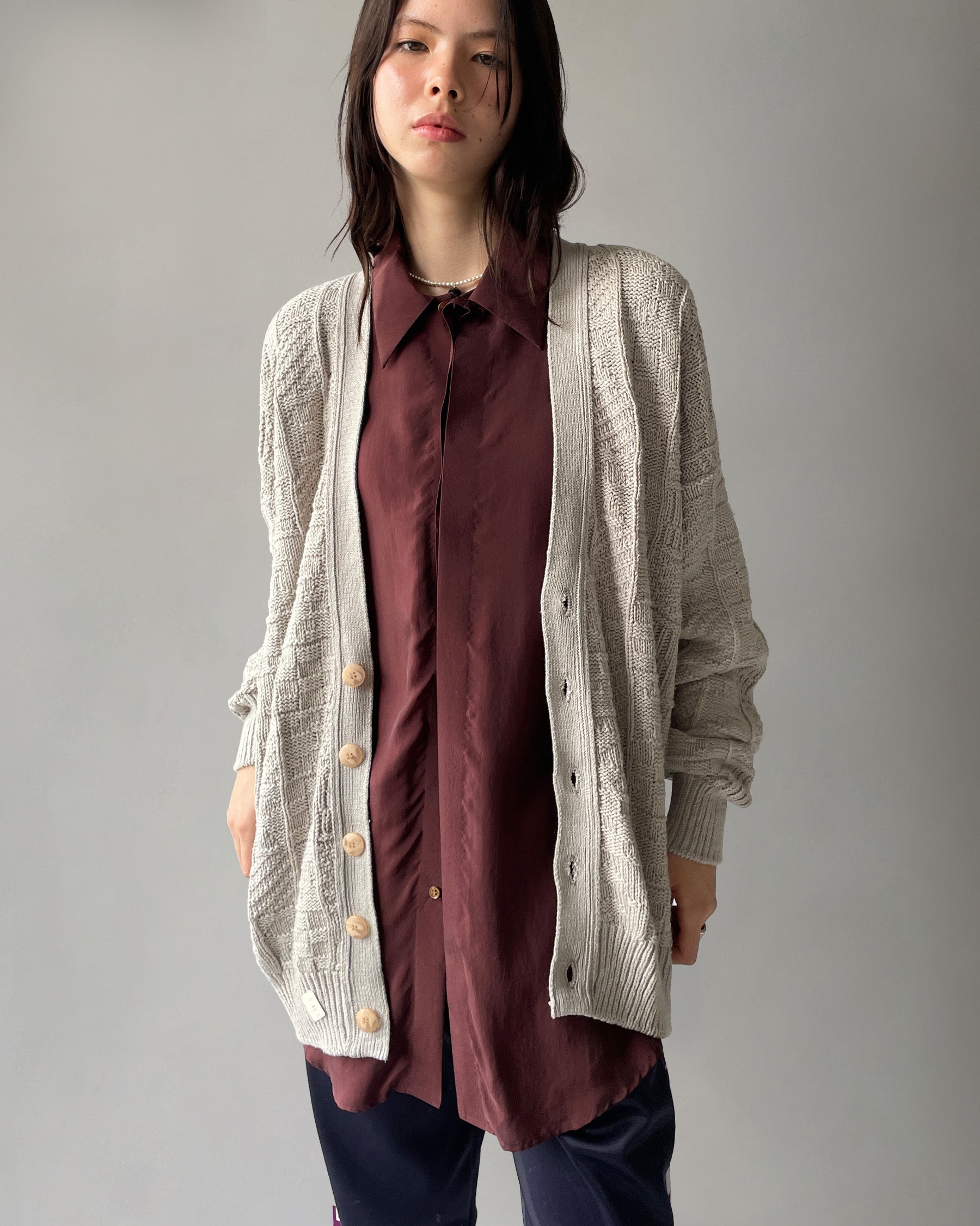 Over Sized Cotton Cardigan