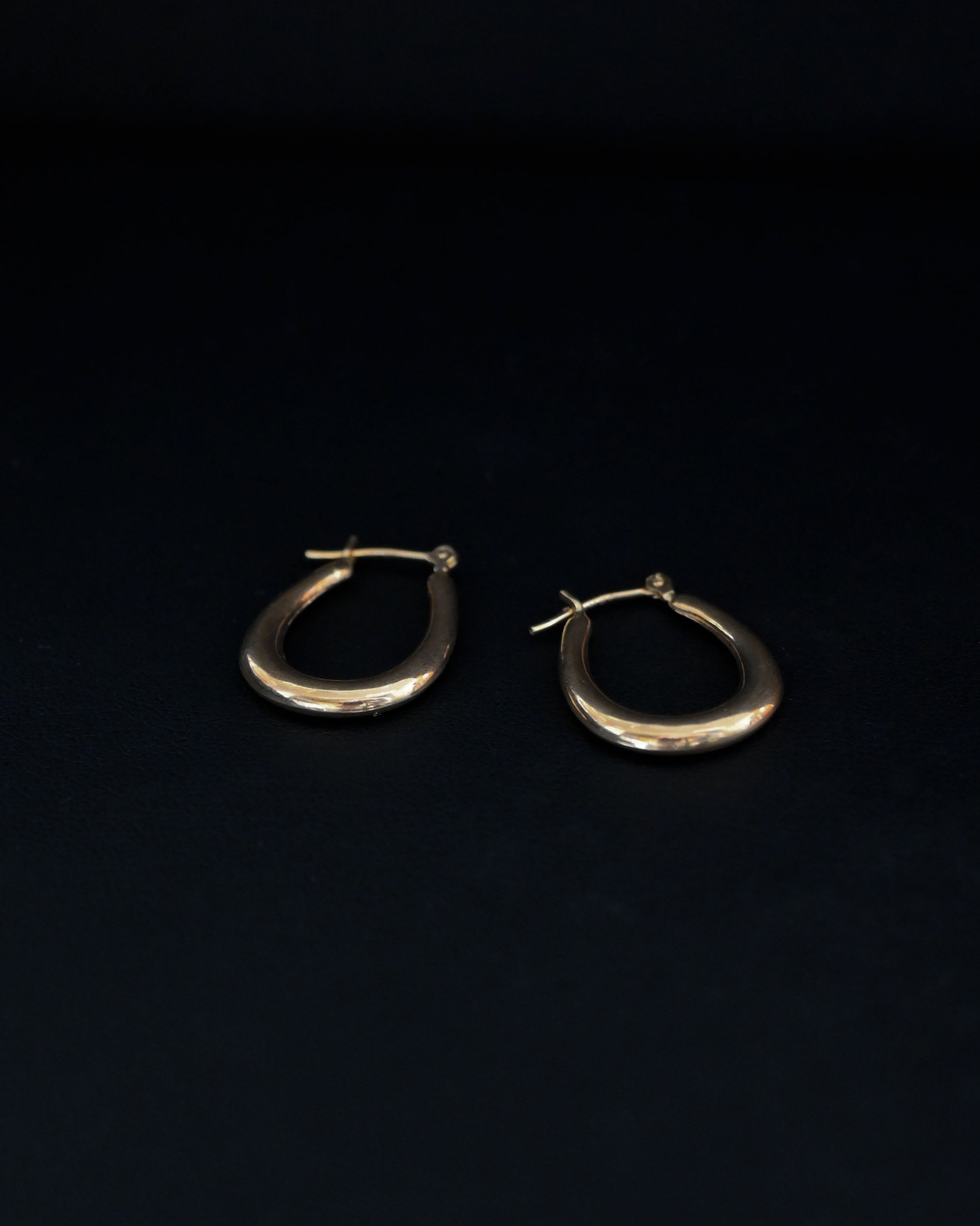 14K Gold Hoops