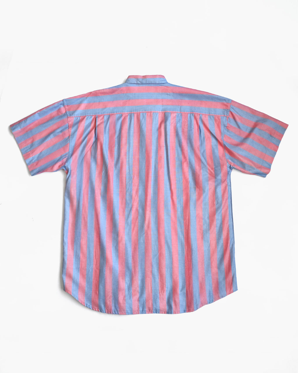 "GOOUCH" Rayon x Cotton Striped Shirt