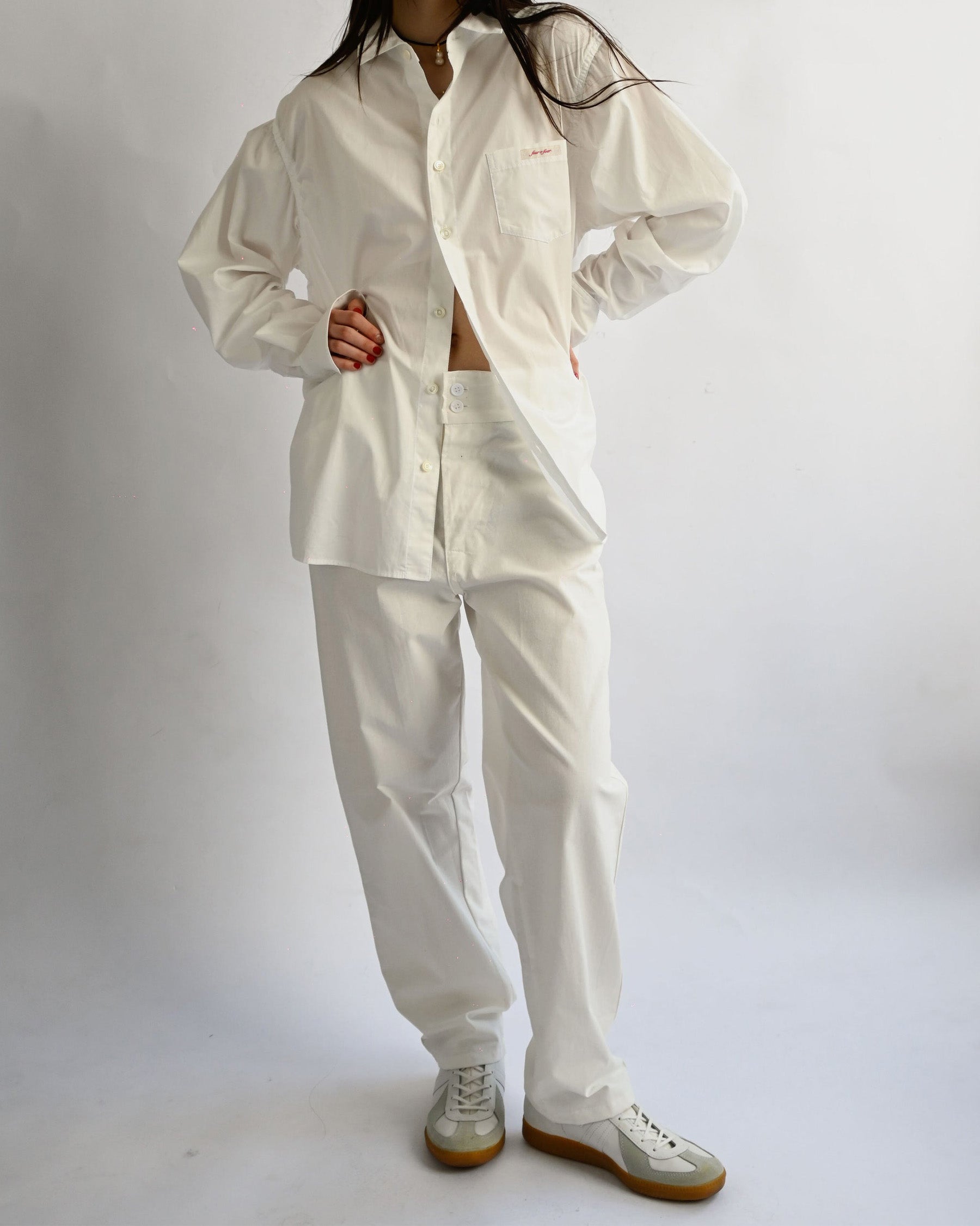 404 Puckering White Shirt