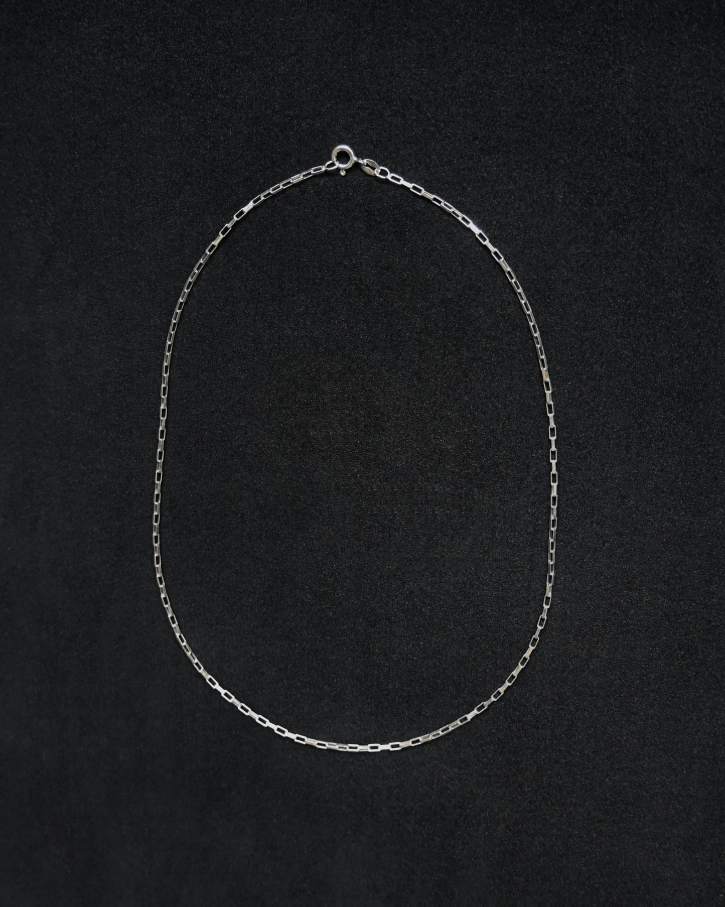 Silver Box Chain Necklace