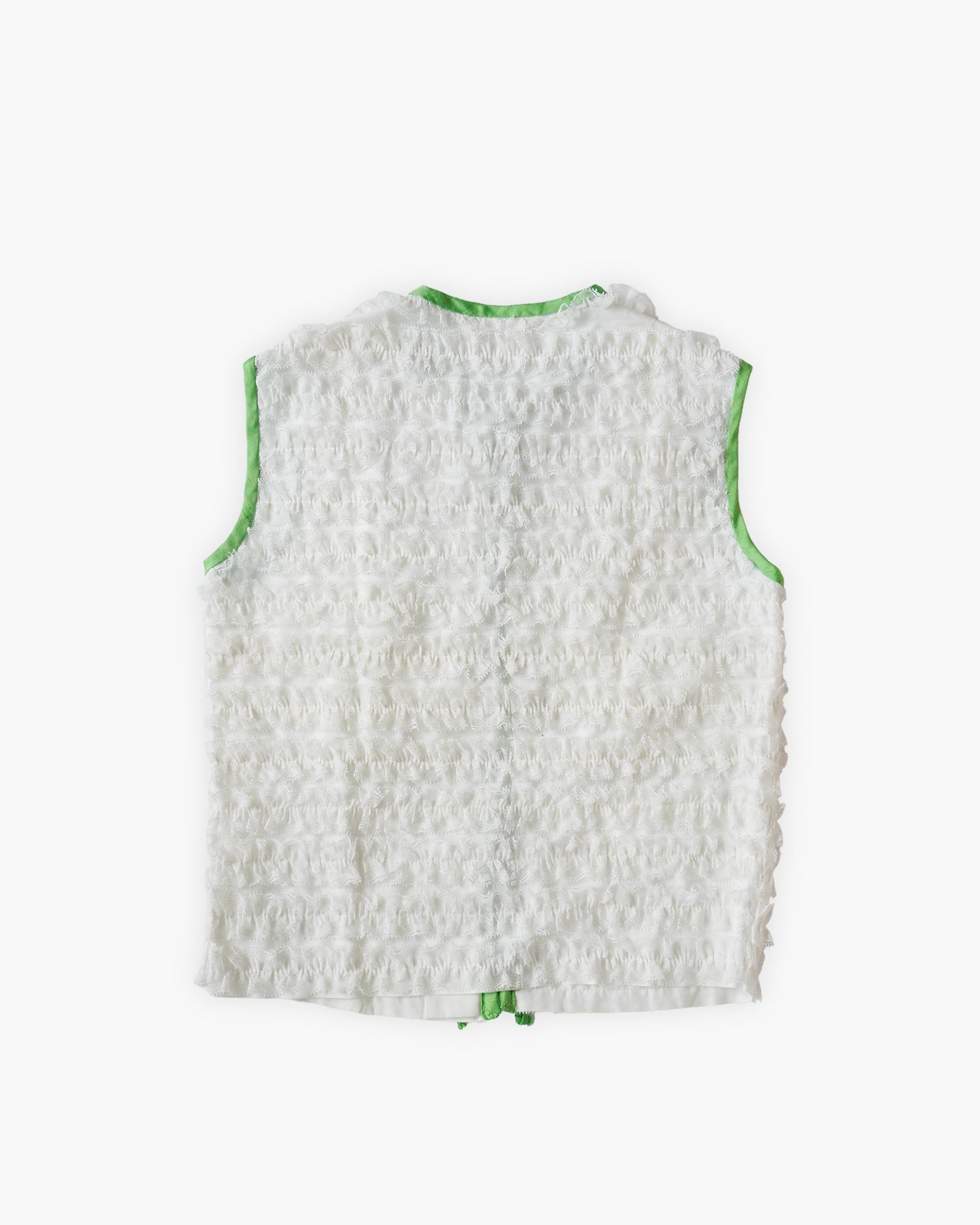 Cotton Lace Vest - Green