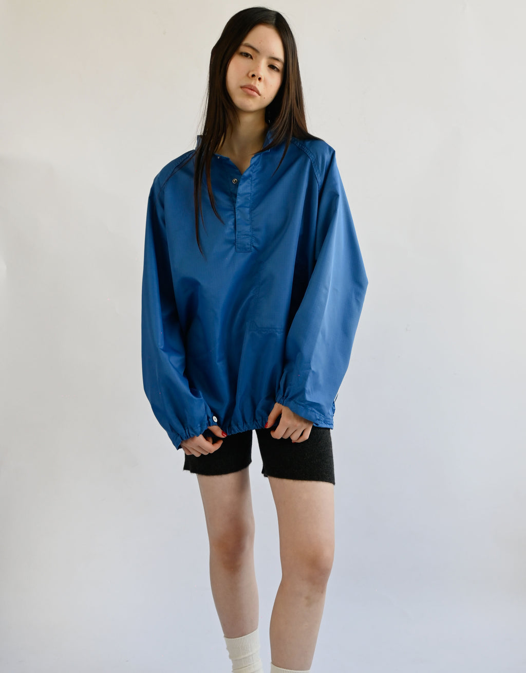 404 Cashmere Rib Shorts - Charcoal