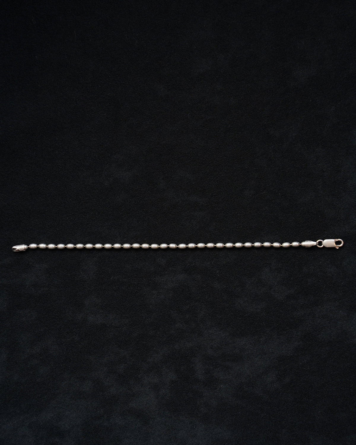 Silver Oval Bead Bracelet (SVBL-26049)