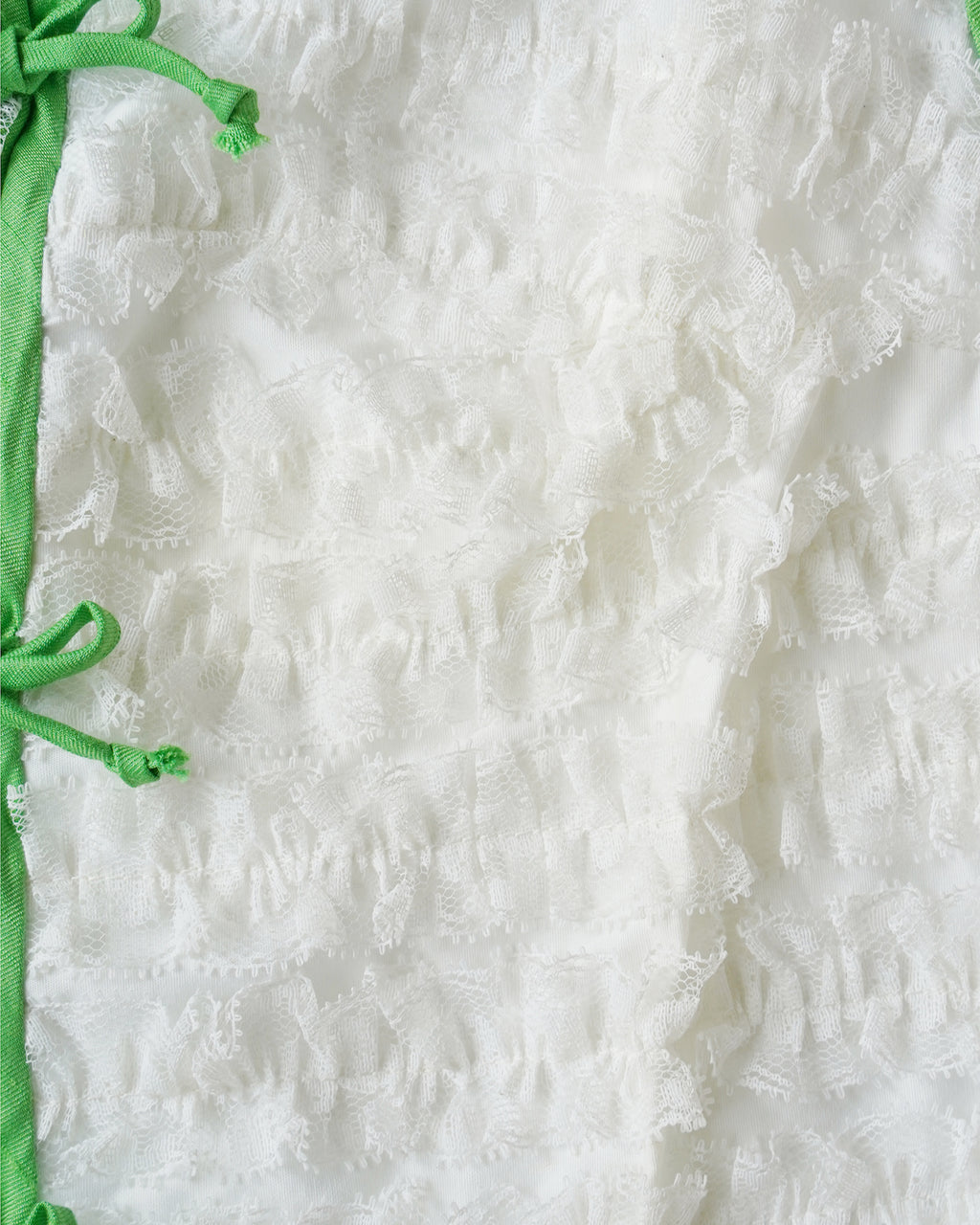 Cotton Lace Vest - Green