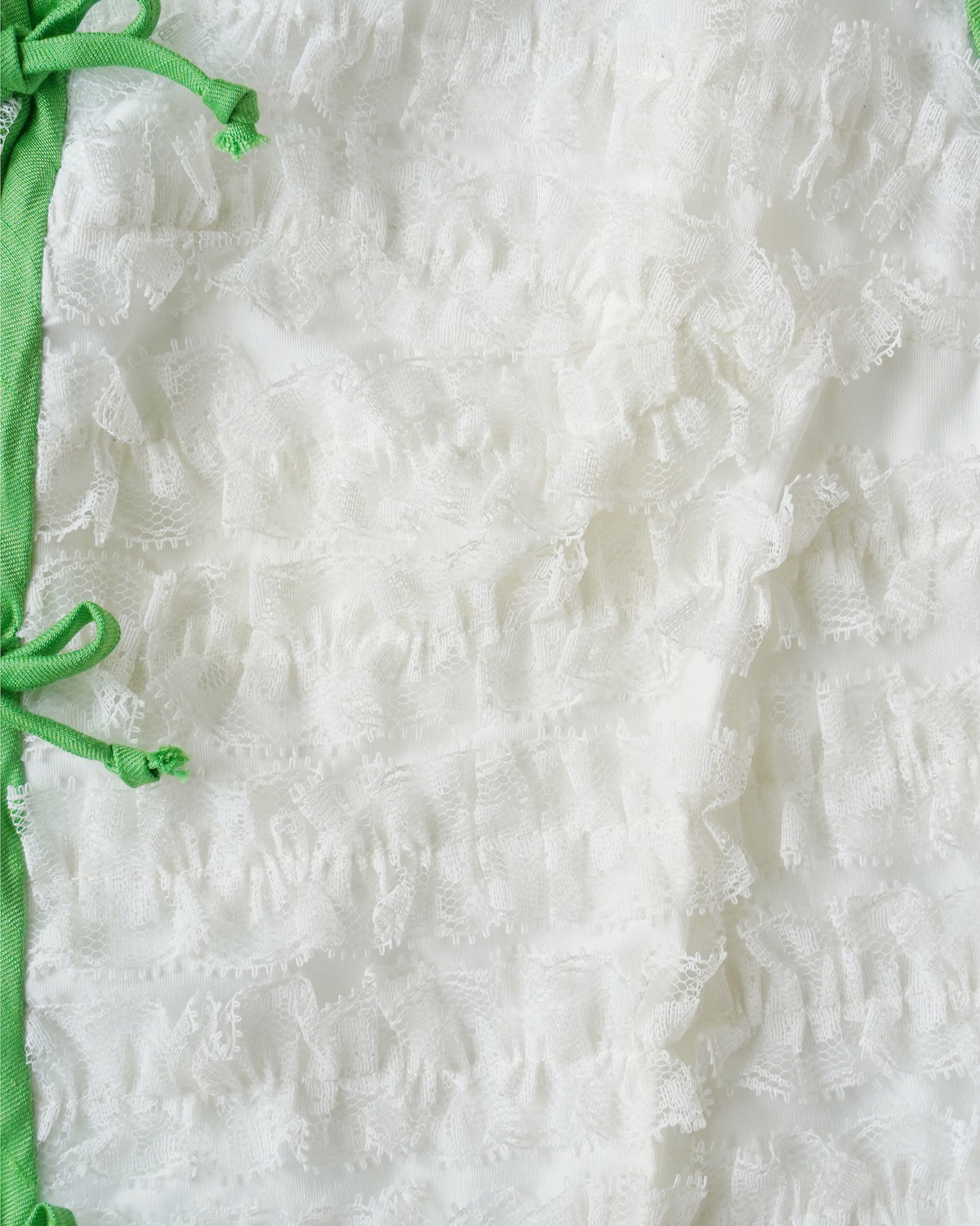 Cotton Lace Vest - Green