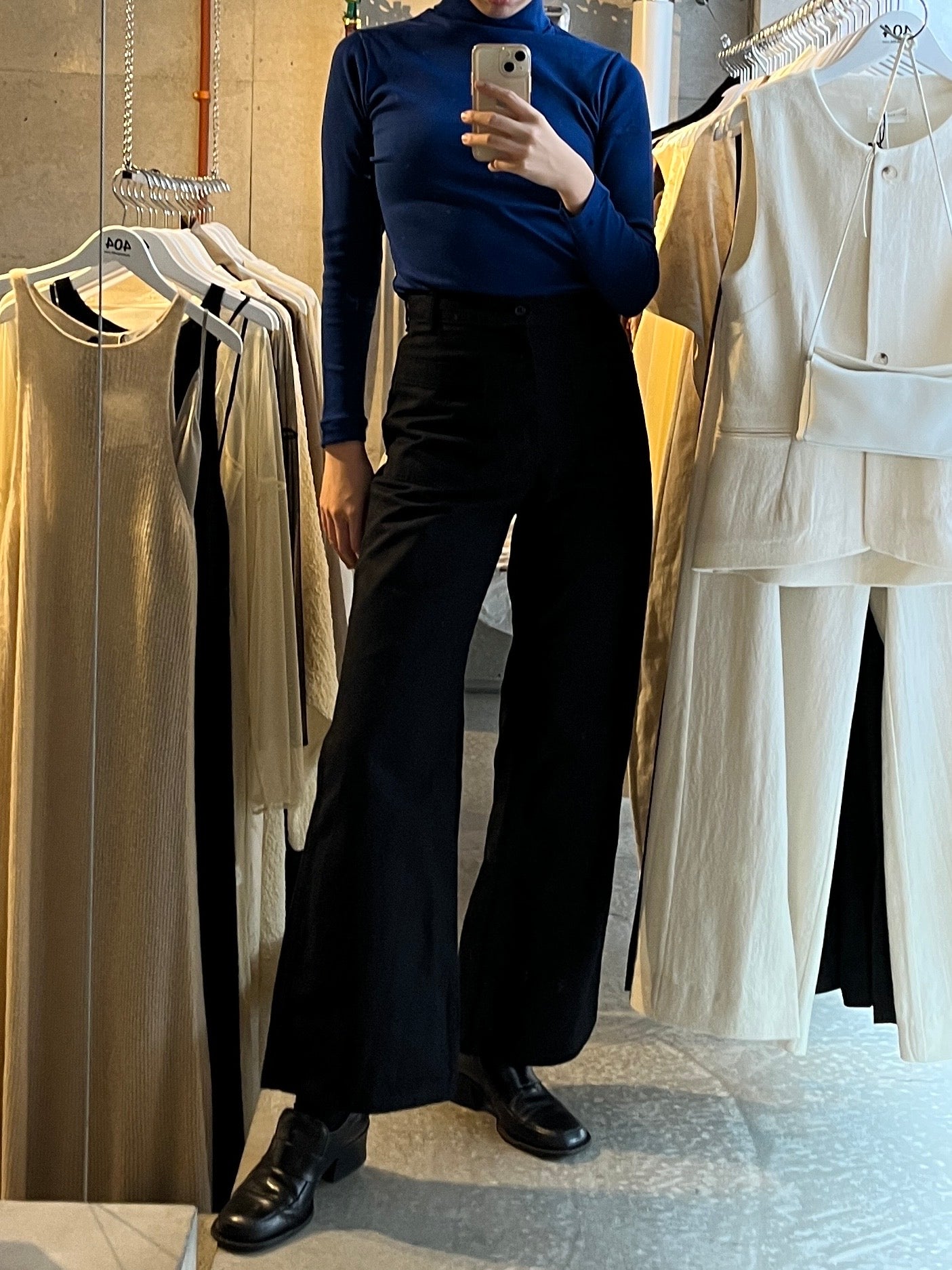 Over-Dyed 70s Flare Denim