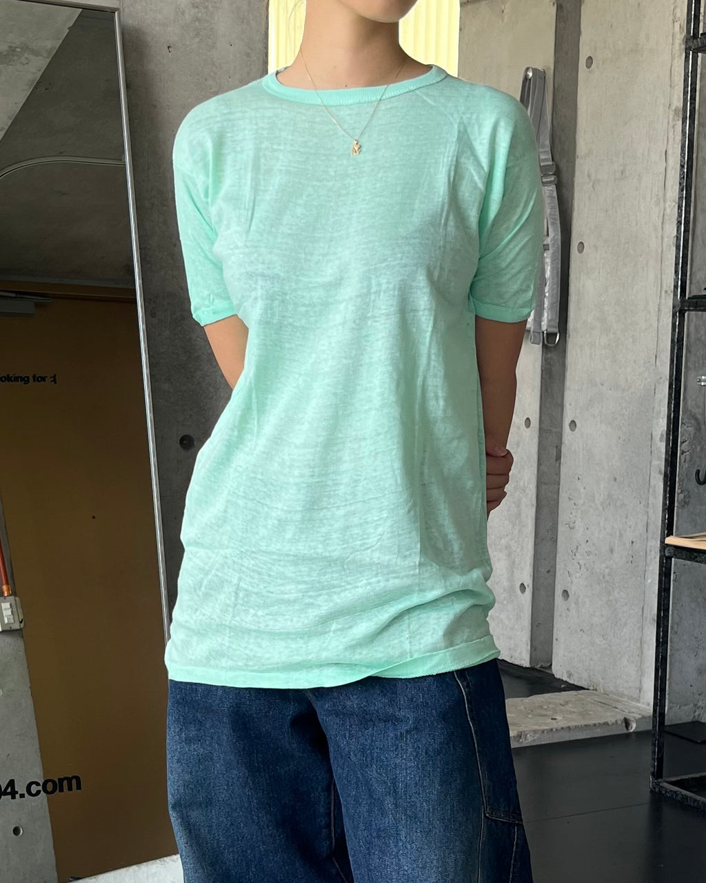 Pale Color T-shirt - Mint