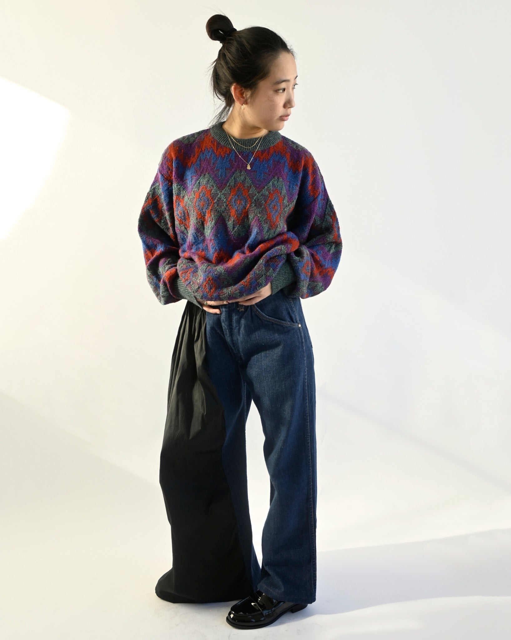 1980's Patterned Knit Sweater
