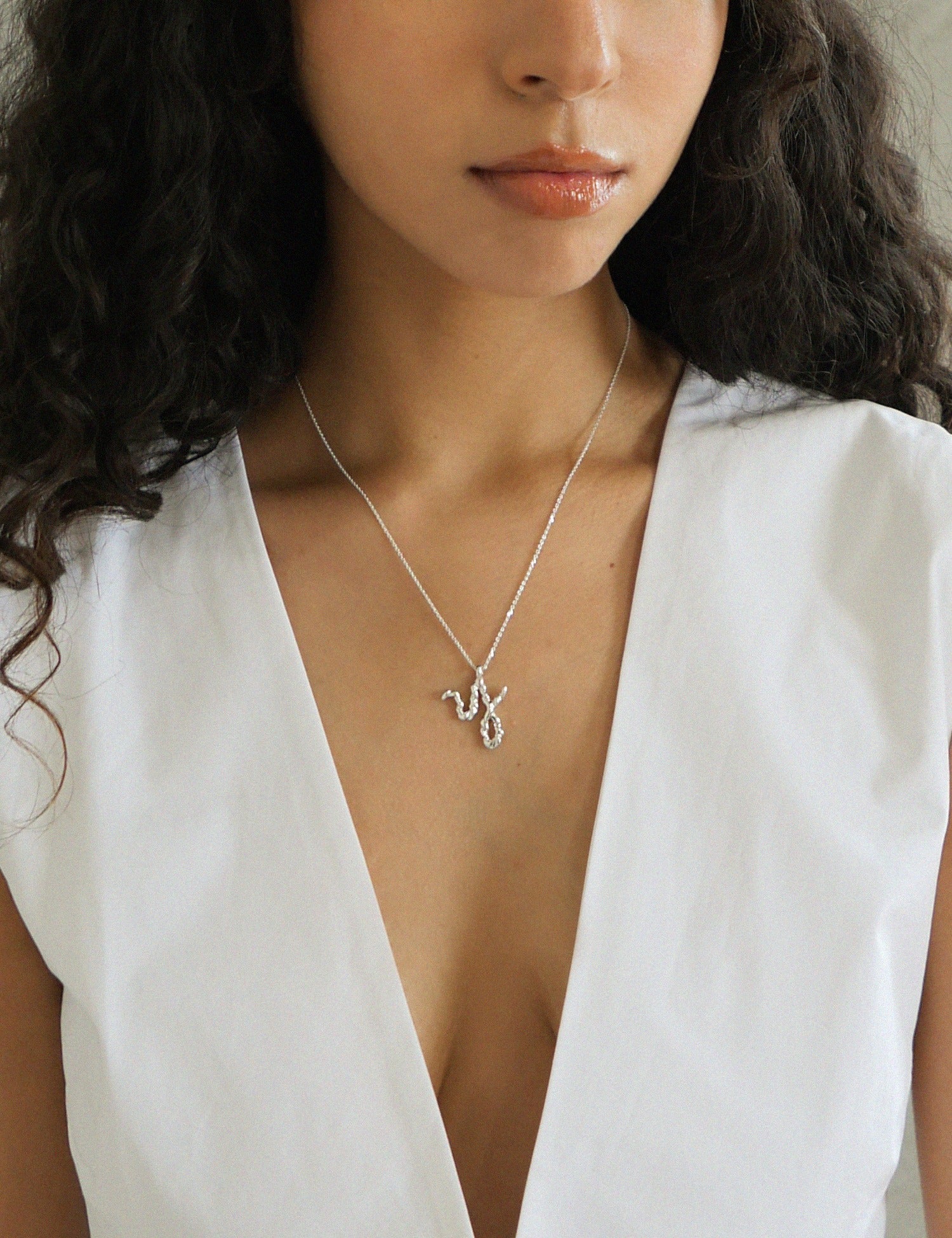 "Isabella Etou" Alphabet Necklace