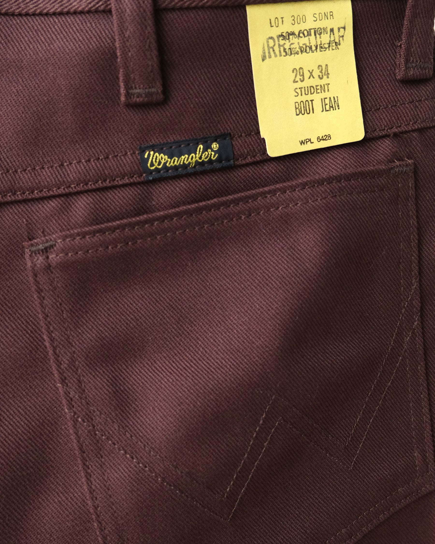 Wrangler Student Boot Jeans Brown