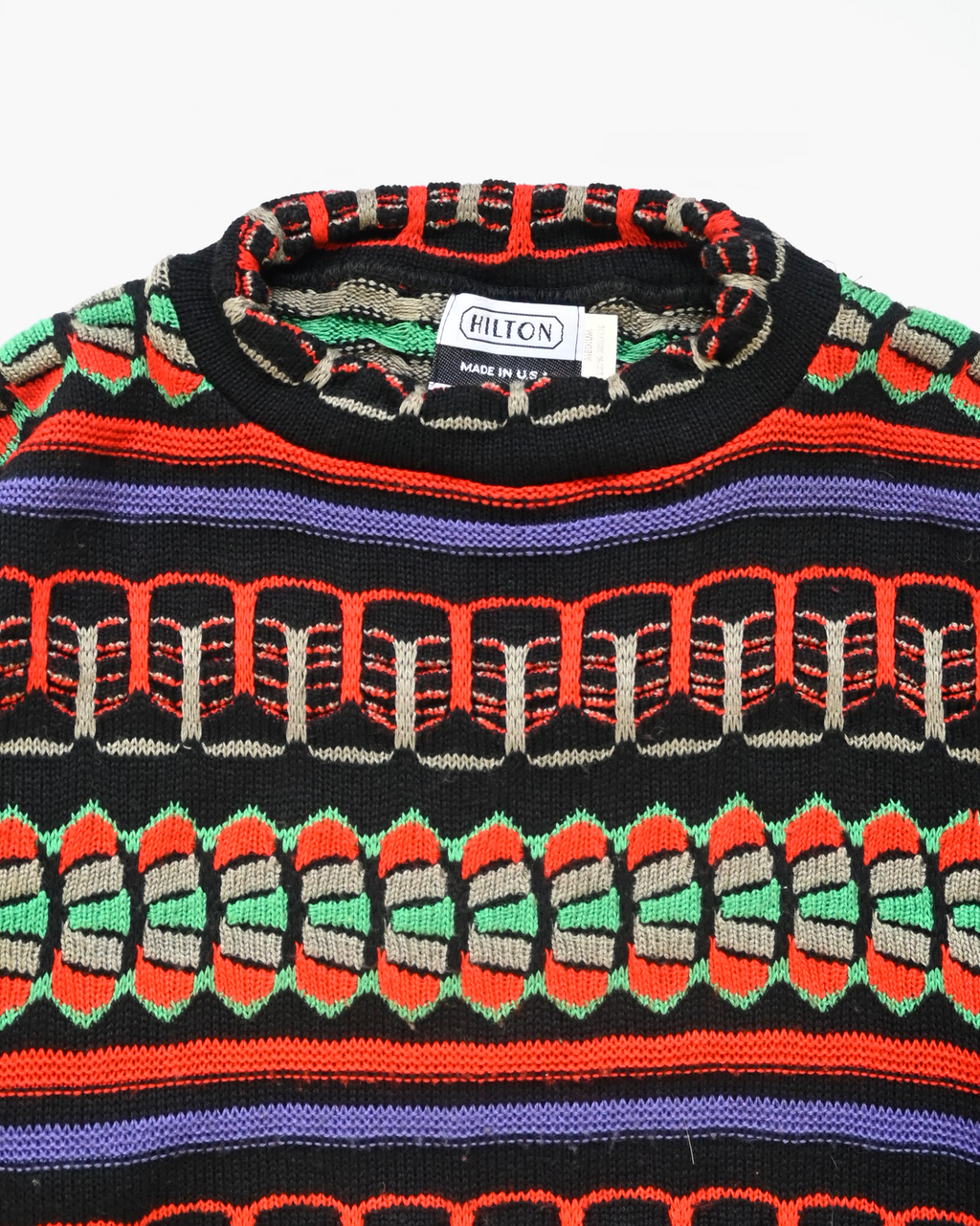 1980's 3D Knit Sweater