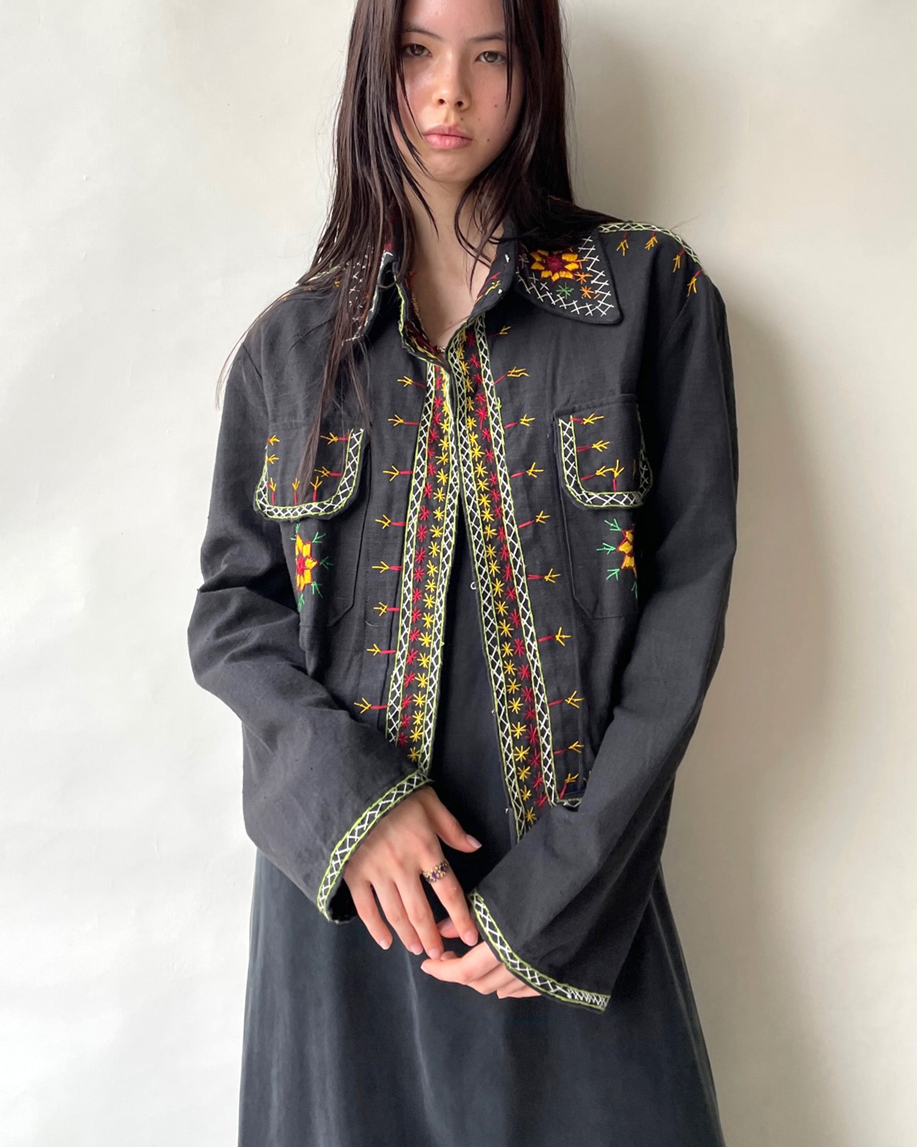 70'S Hand-Stitched Cotton Jacket
