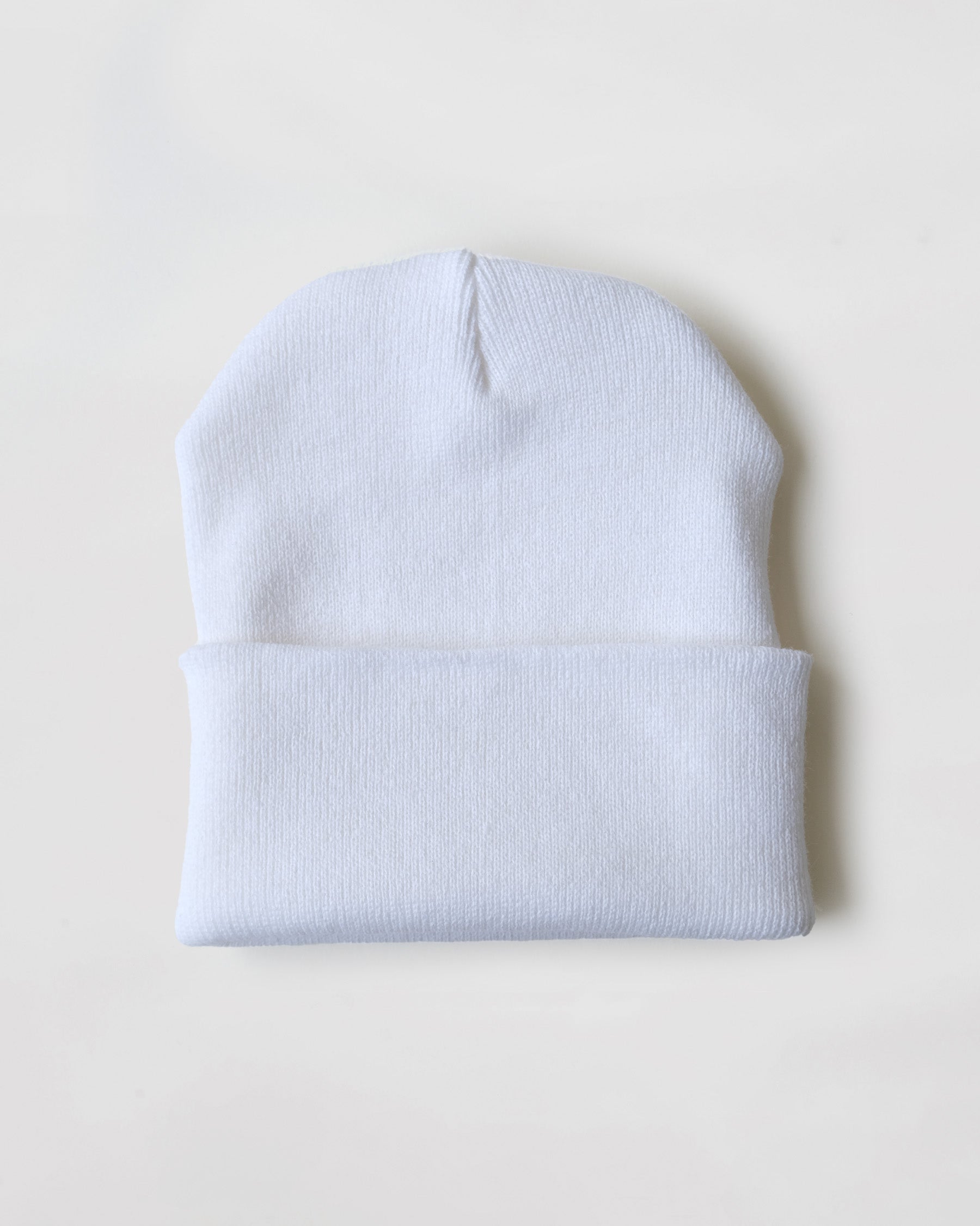 Acrylic Watch Cap - White