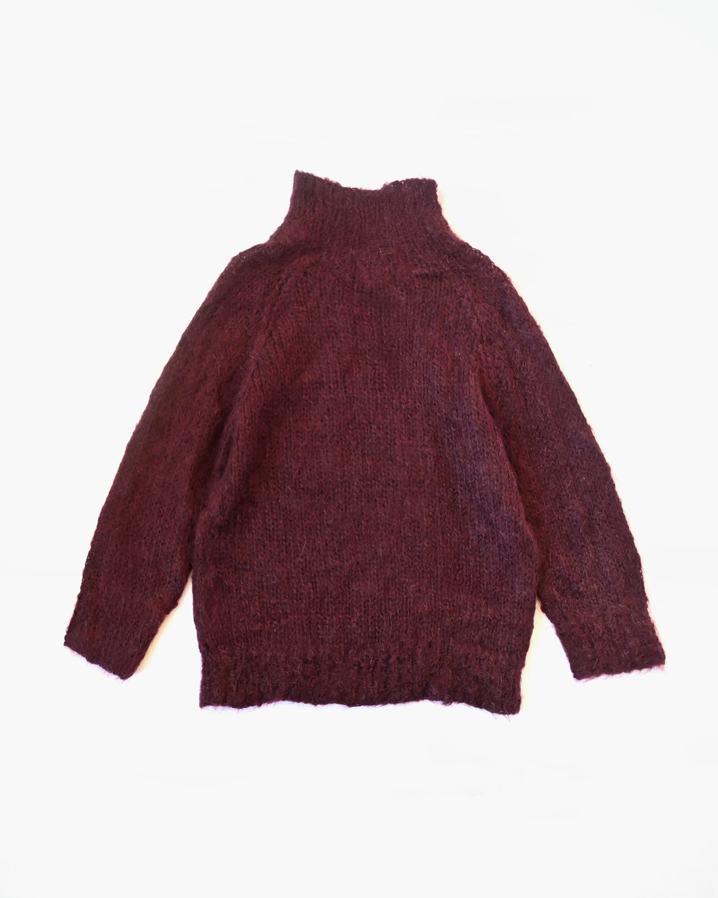 High Neck Mohair Sweater