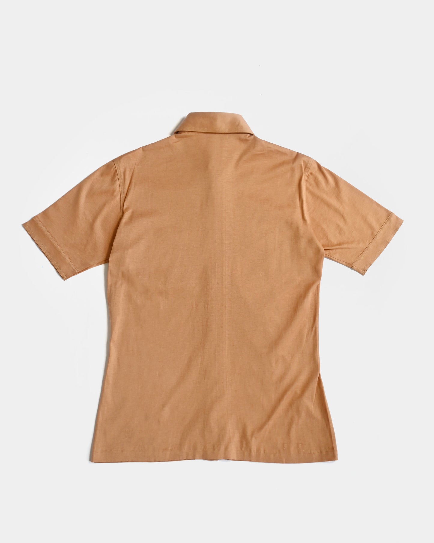 "OLD CELINE" Half Sleeve Shirt - Beige