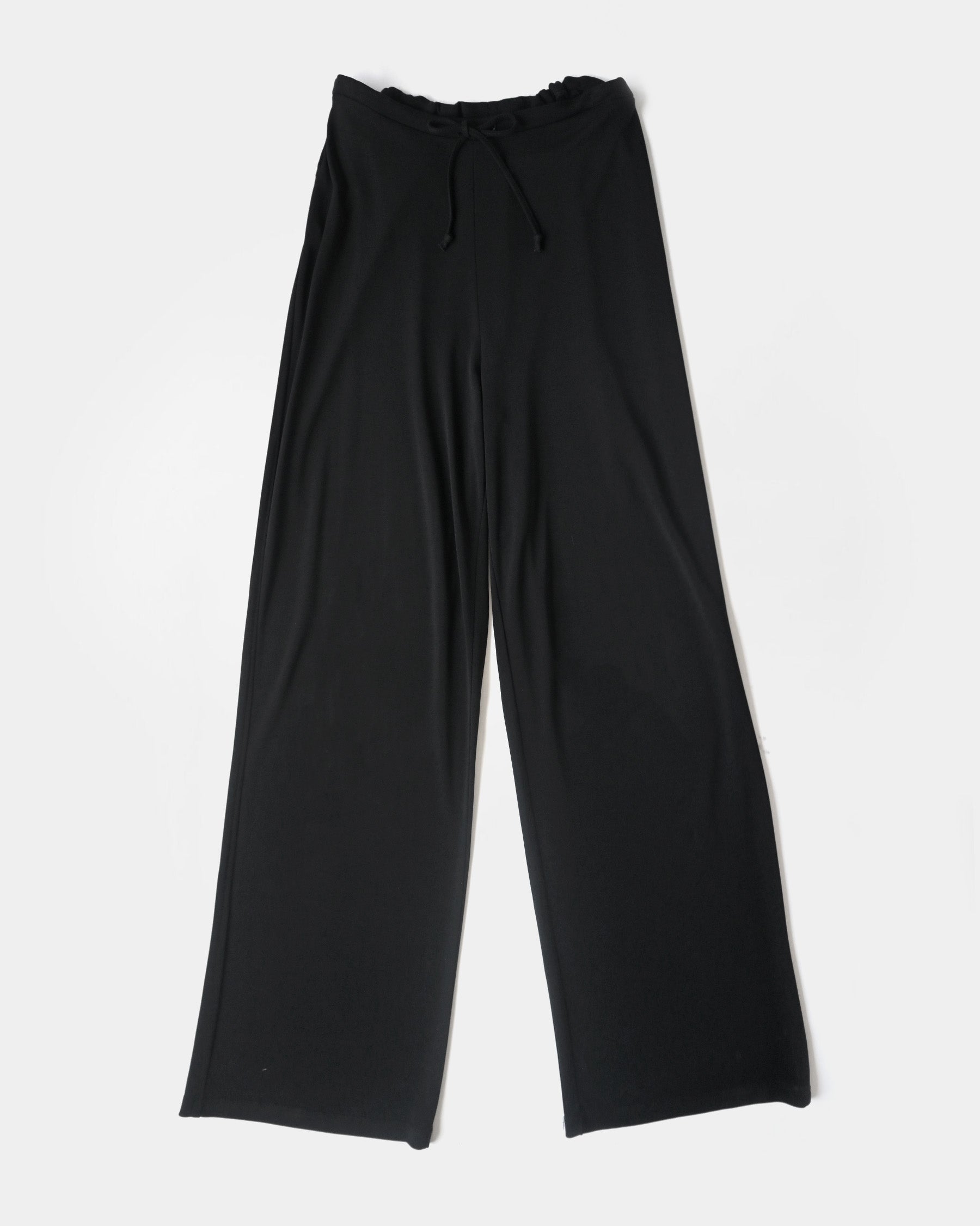 Rayon Black Easy Pants