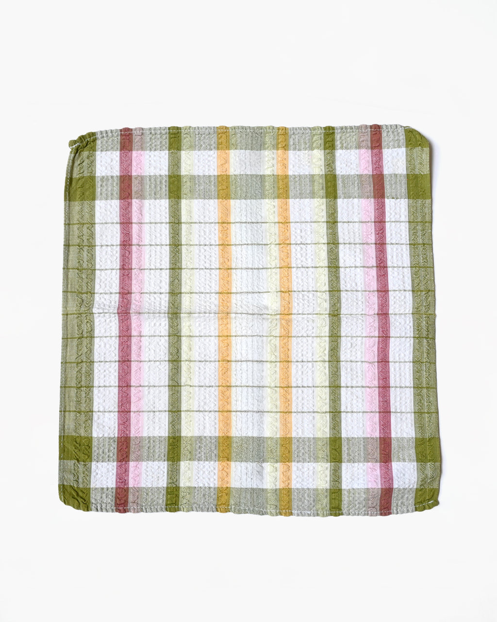 Plaid Waffle Texture Kitchen Towel