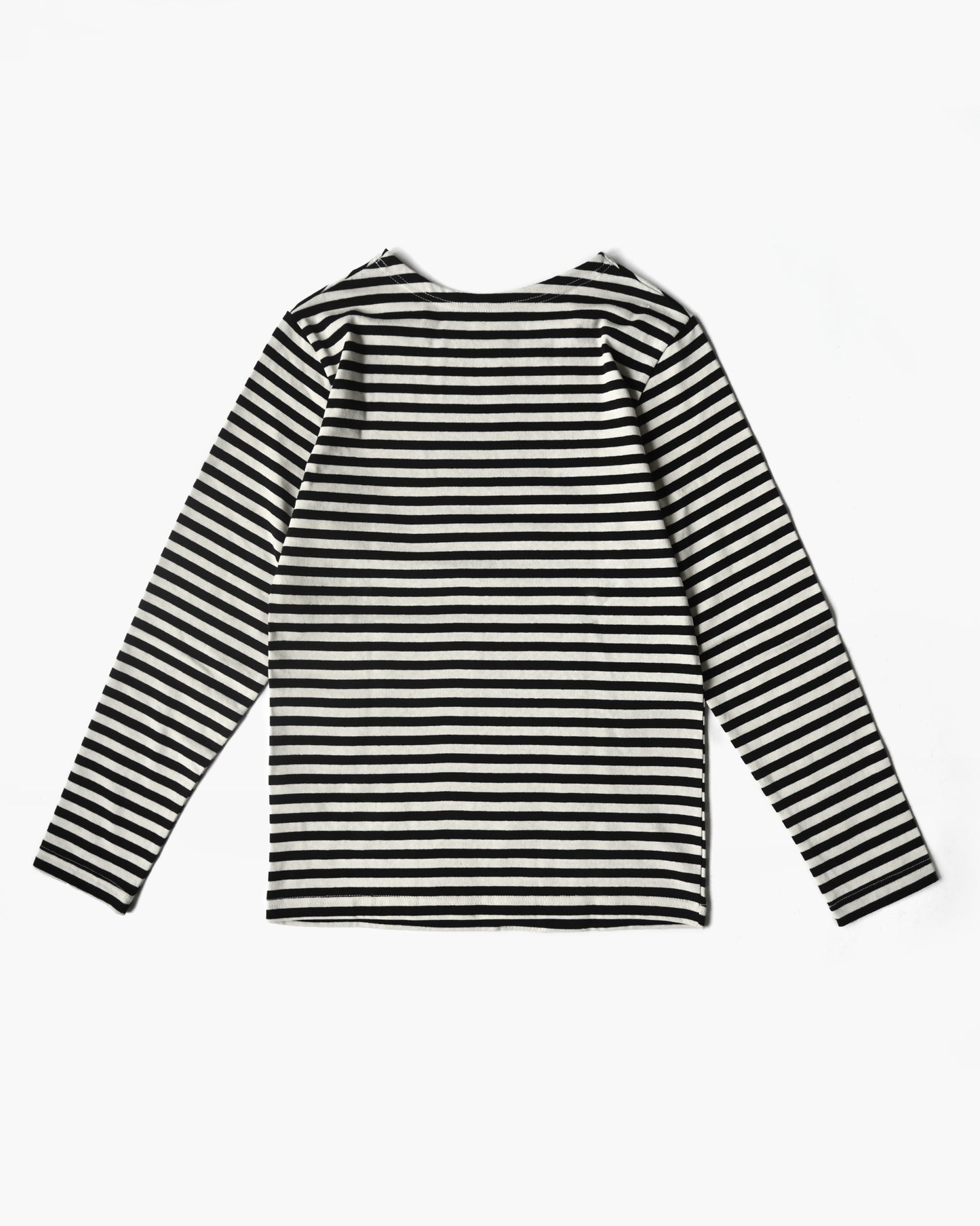 Striped L/S Top - Black