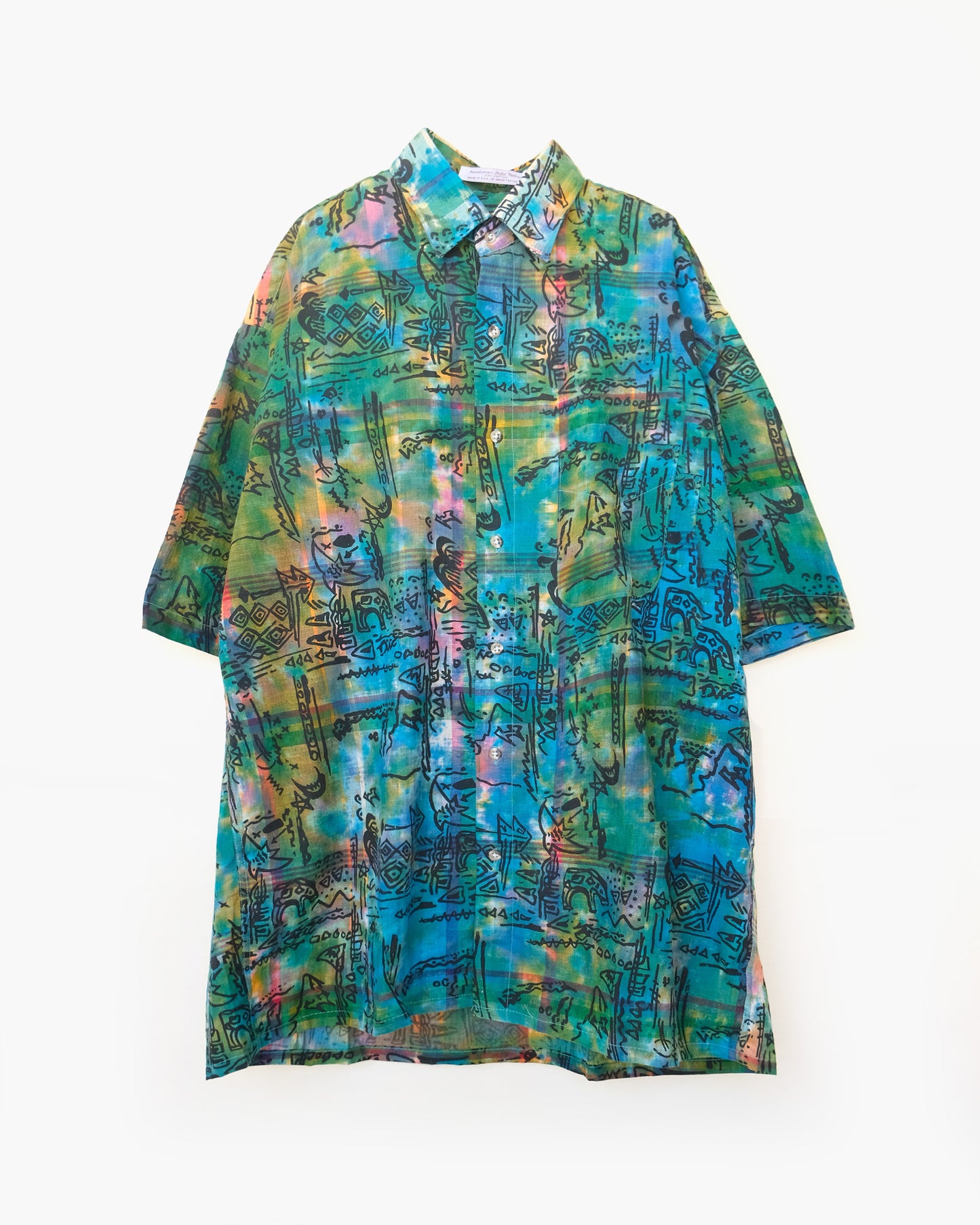 70's Patterned Cotton S/S Shirts