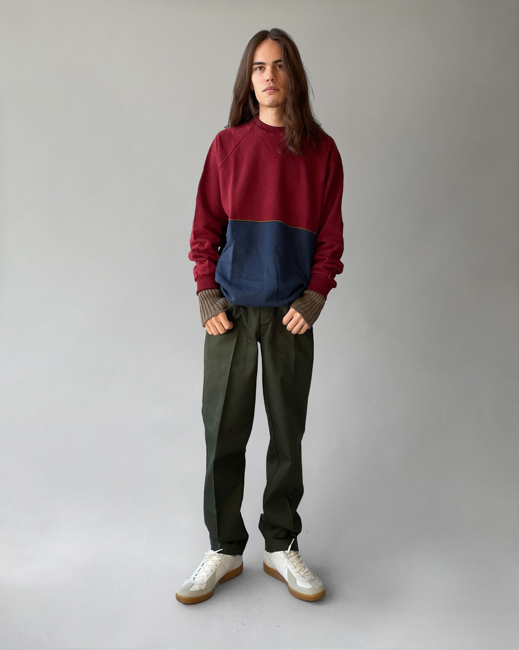 Sweatshirts Made In Germany - Red × Navy