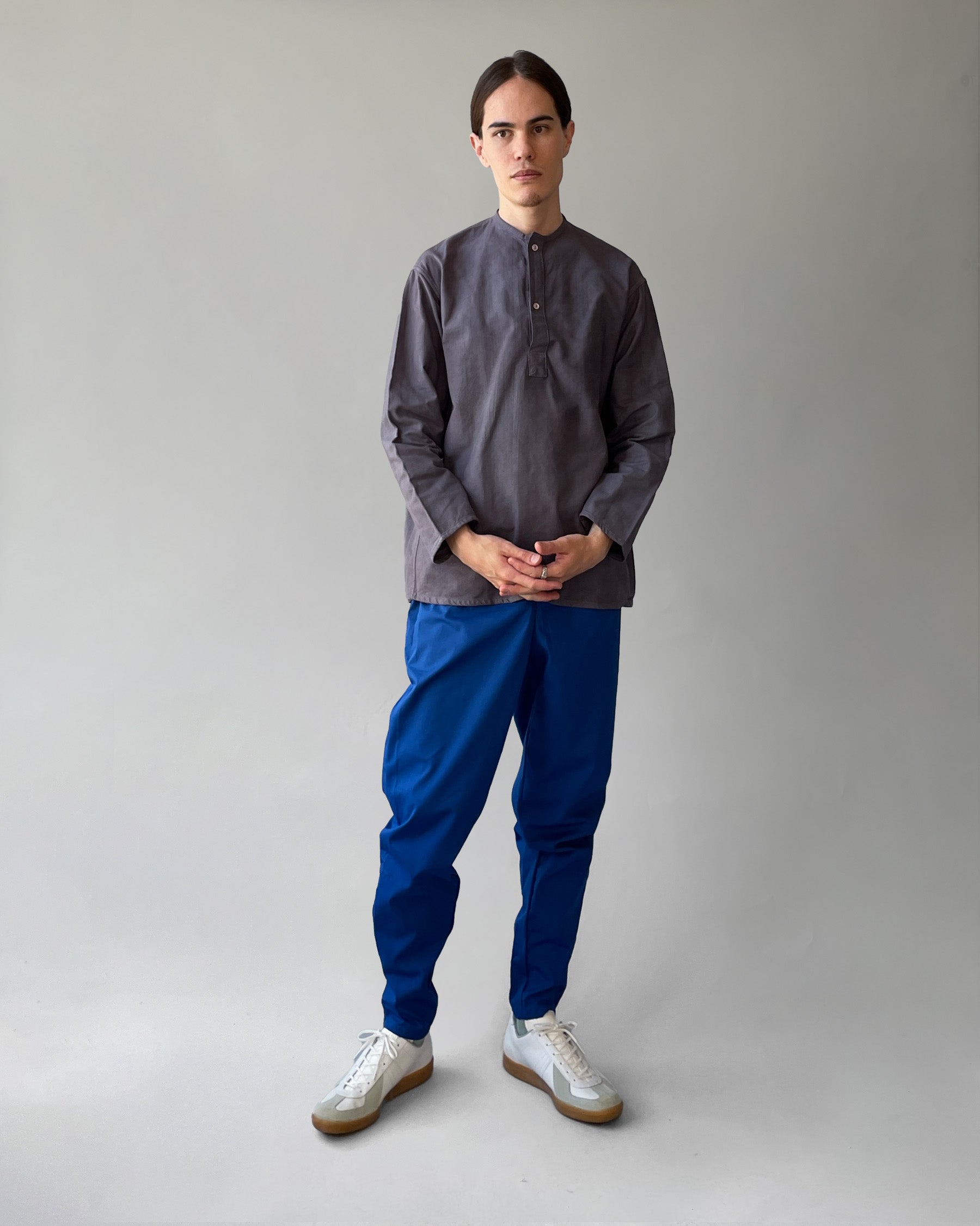 Over-dyed Russian Pullover - Grey