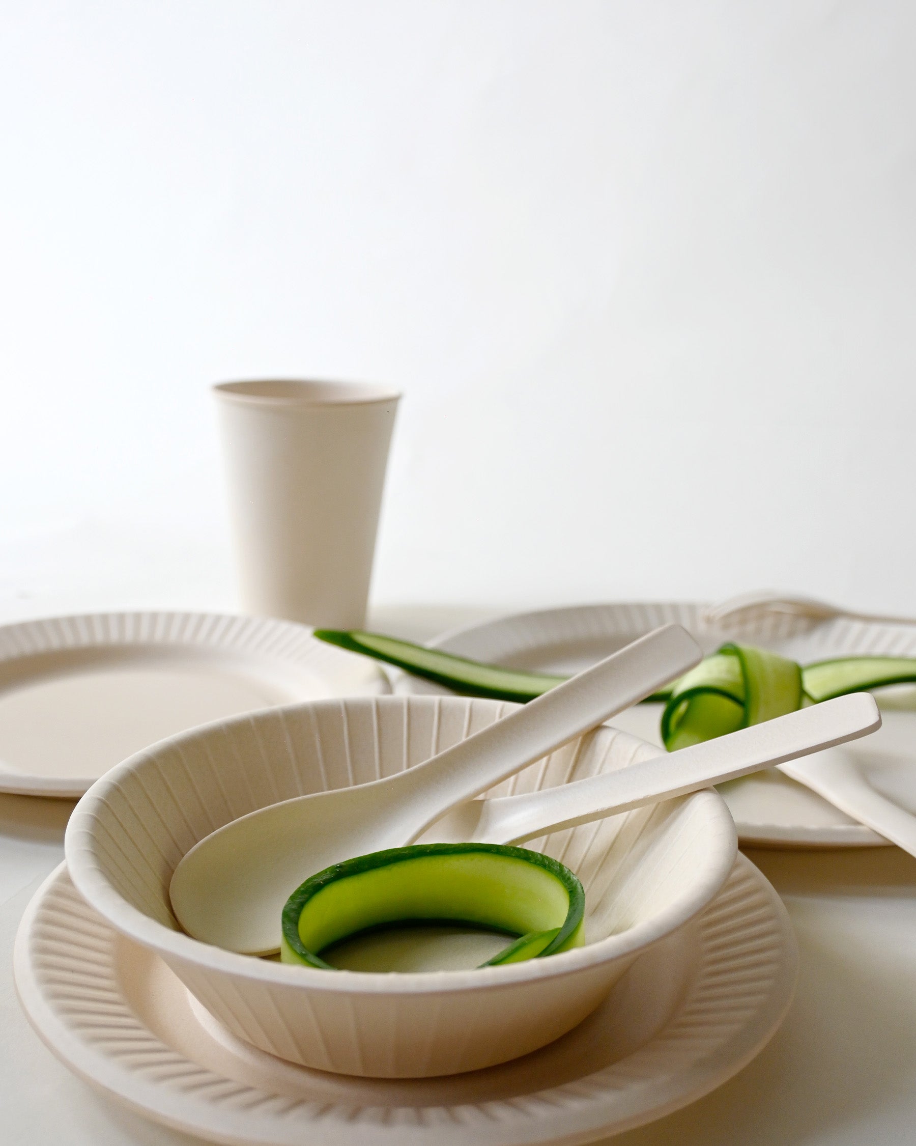 "b fiber" plate25/4pcs - Off White