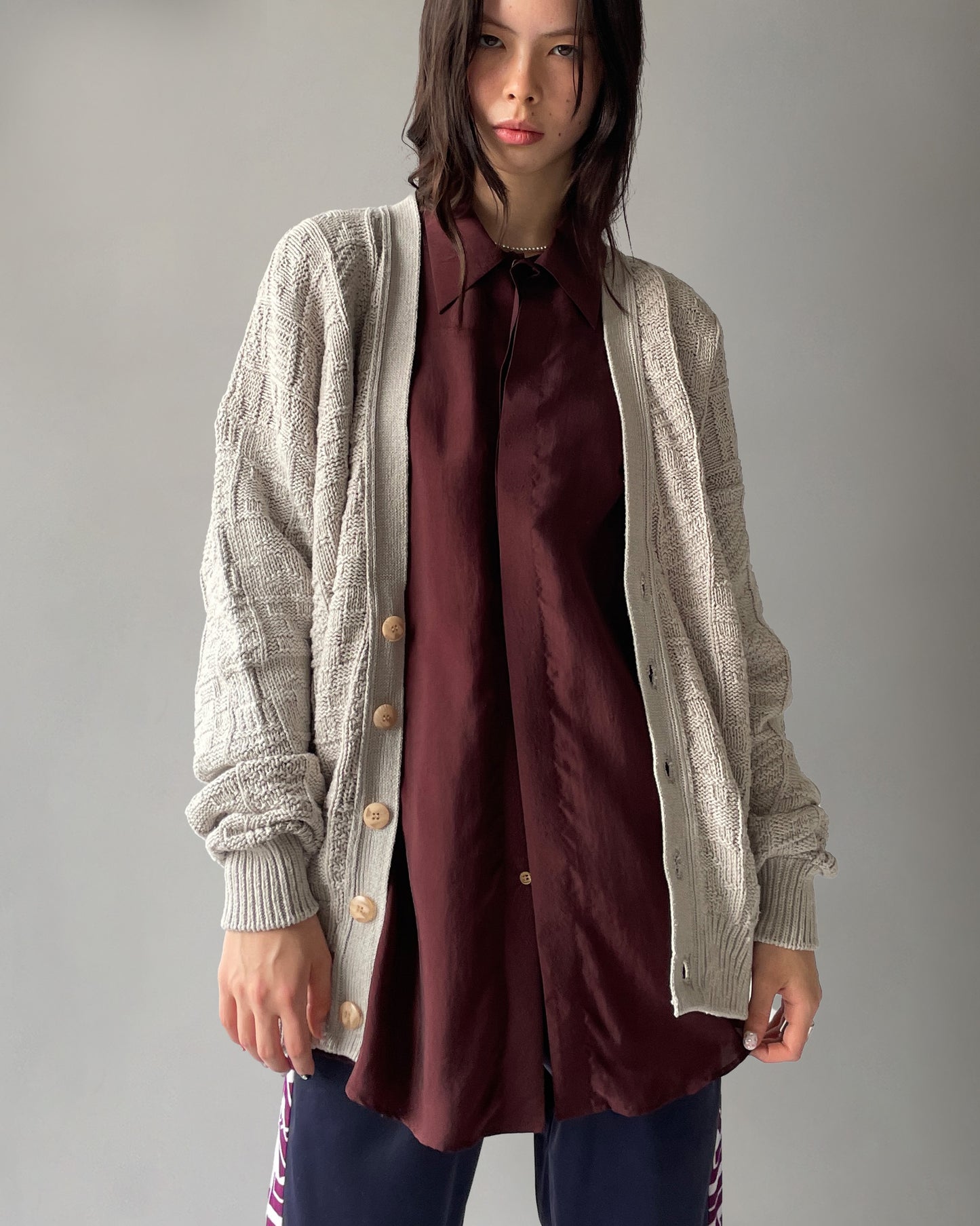 Over Sized Cotton Cardigan