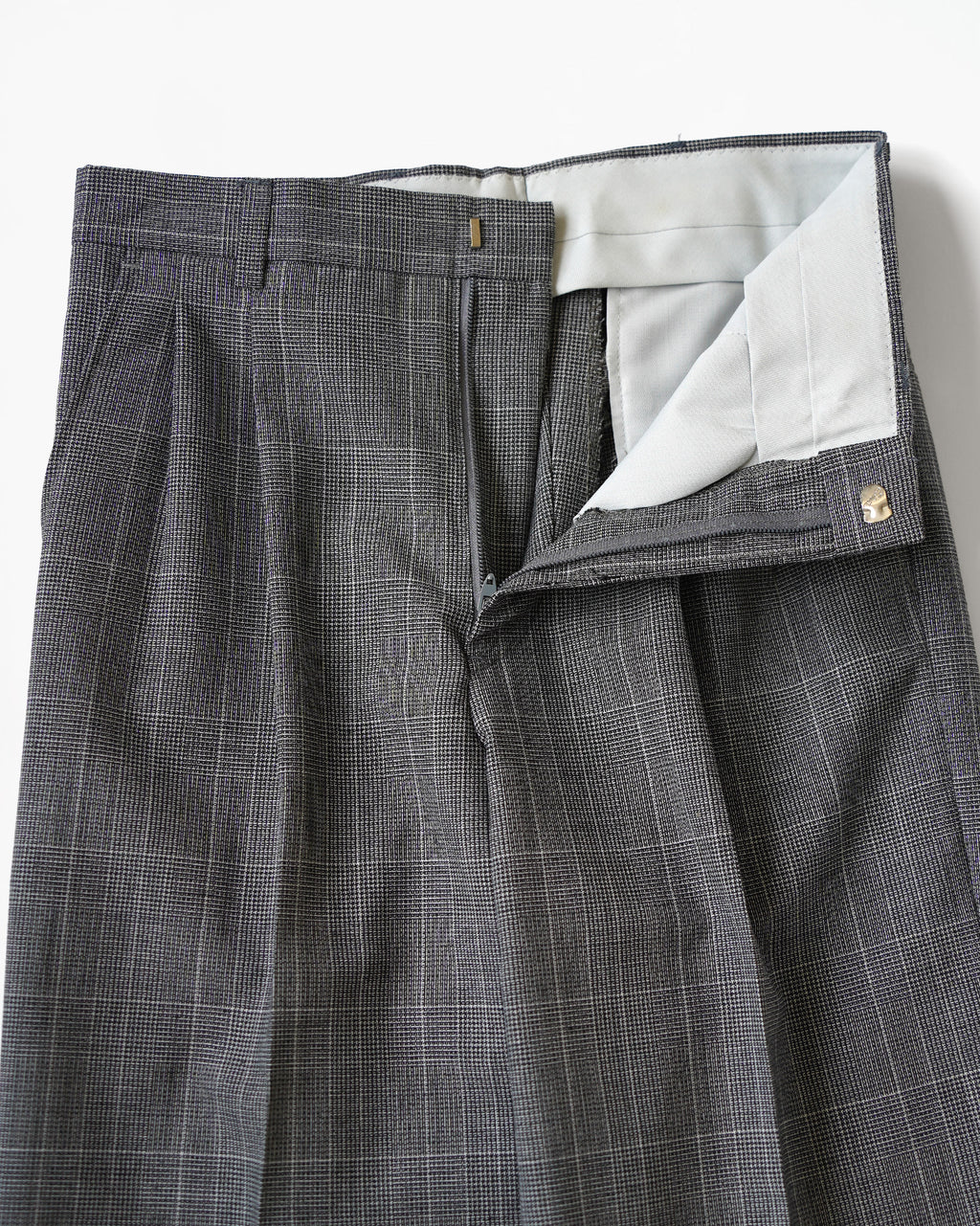 Double Breasted Glen Check Suit