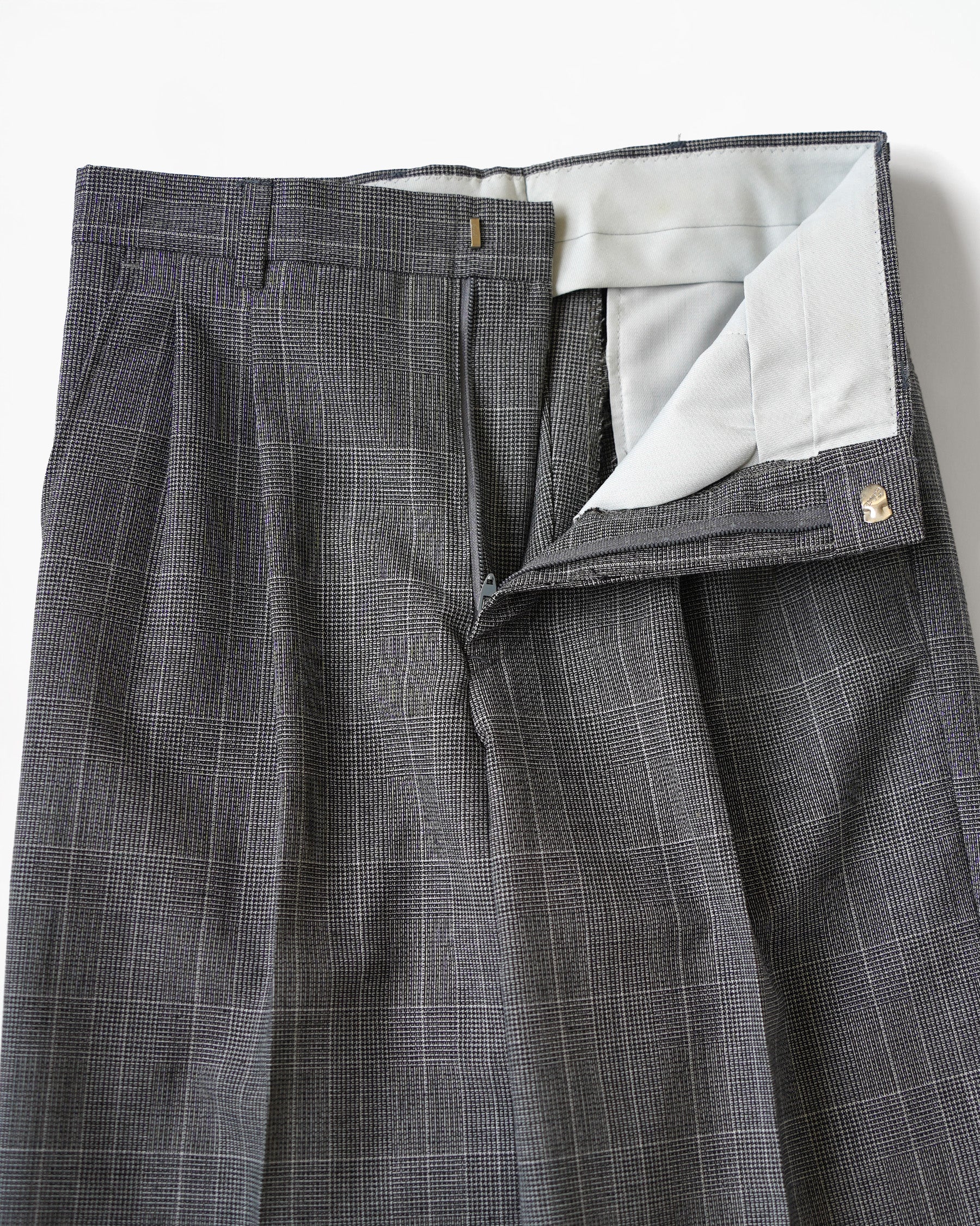 Double Breasted Glen Check Suit