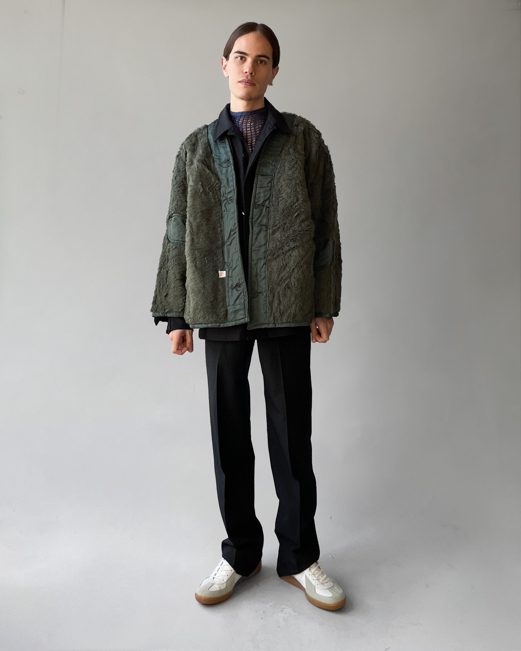 80's Lining w/Fur Made in Greece