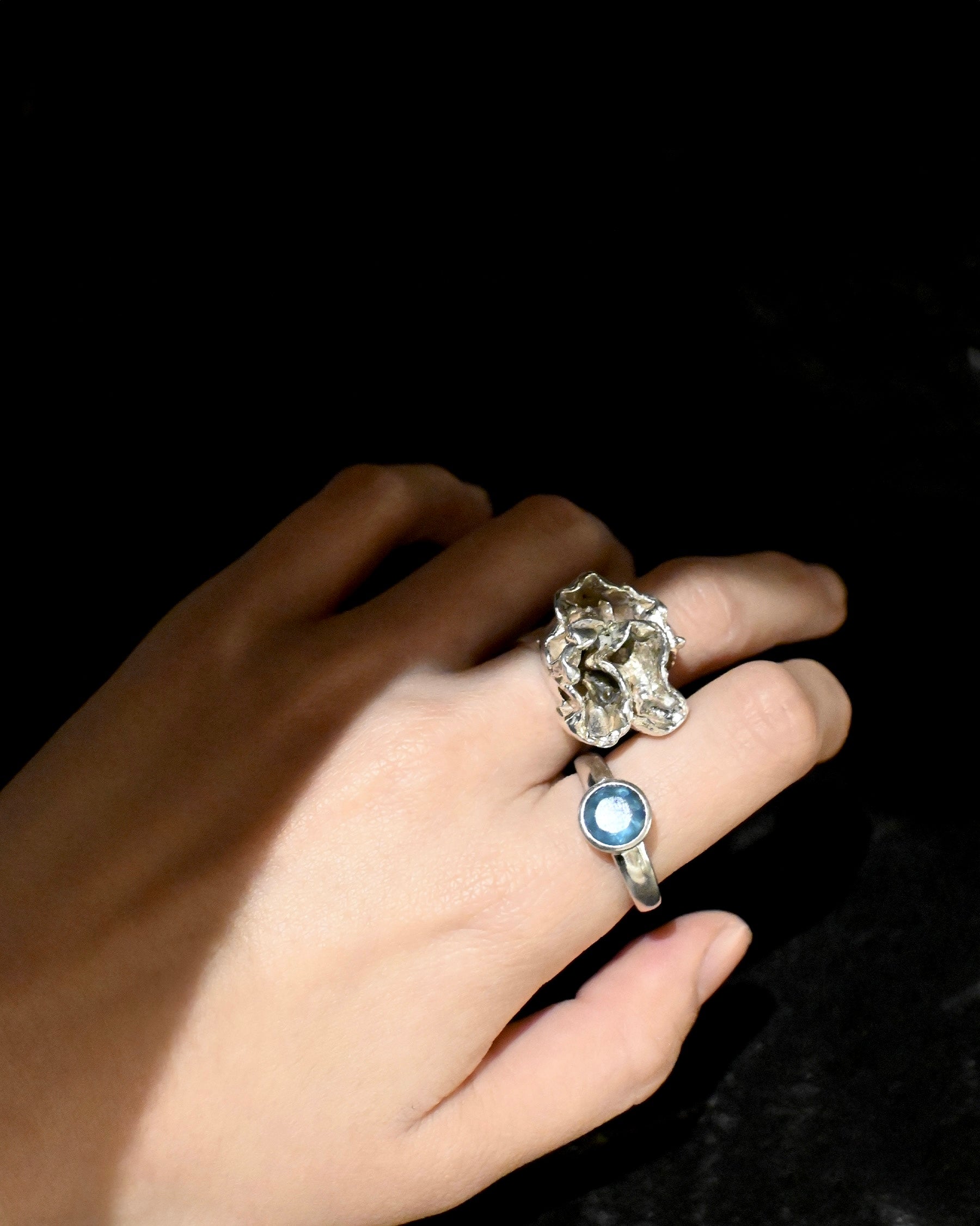 Chunky Flower Statement Ring - 11号