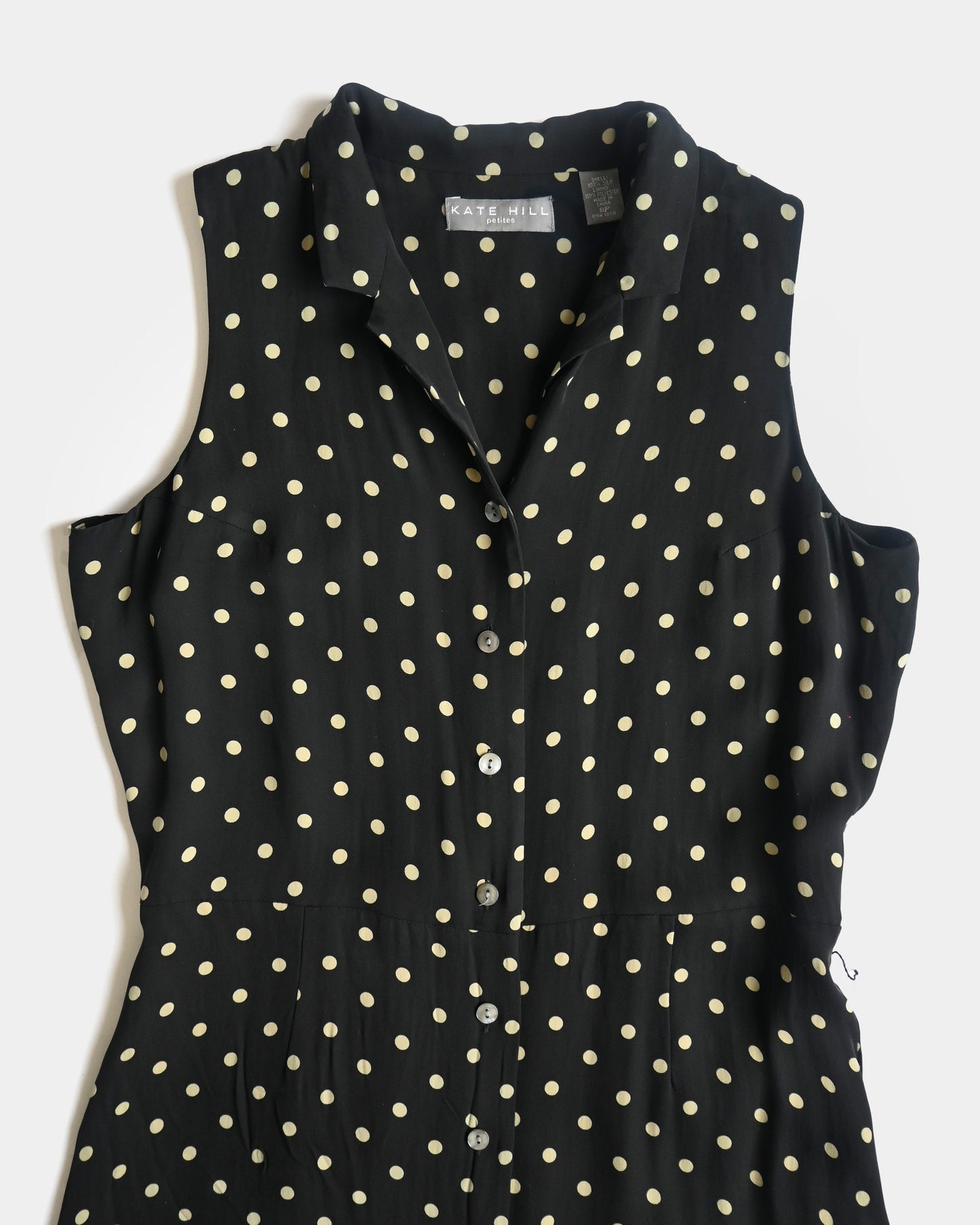 100% Silk Dot Dress