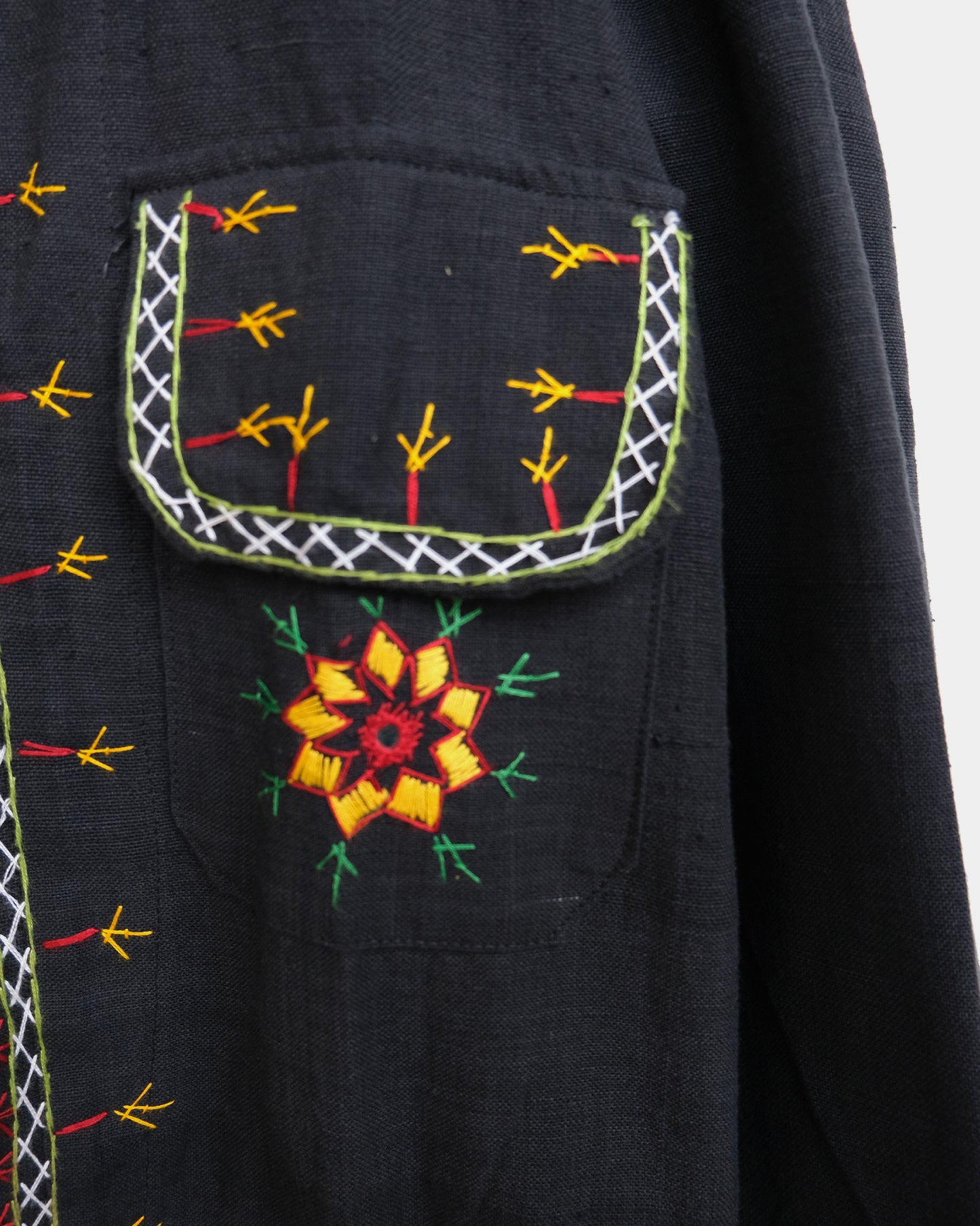 70'S Hand-Stitched Cotton Jacket